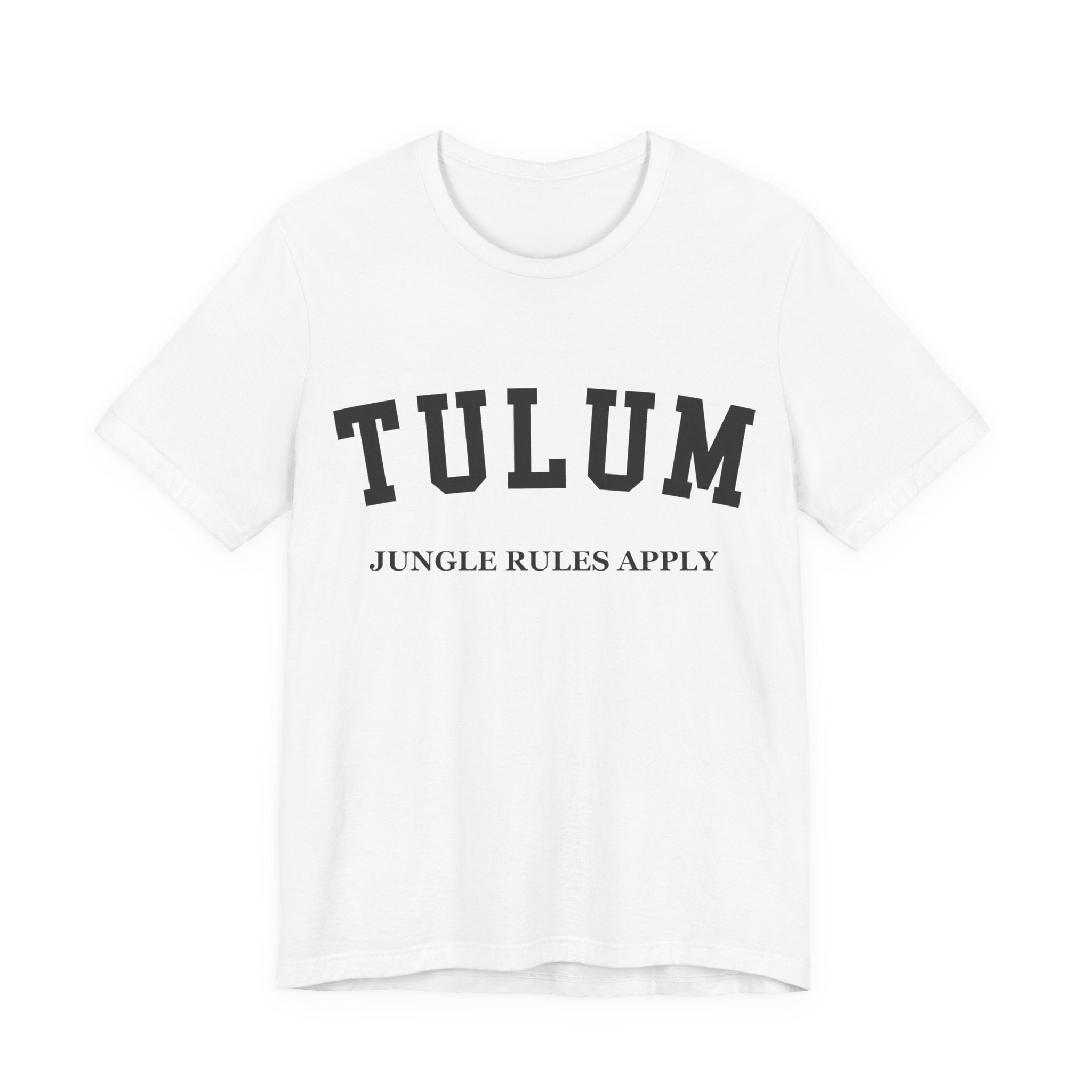 Tulum Collegiate — 100% Cotton Premium Unisex T-Shirt | BY CHARLES