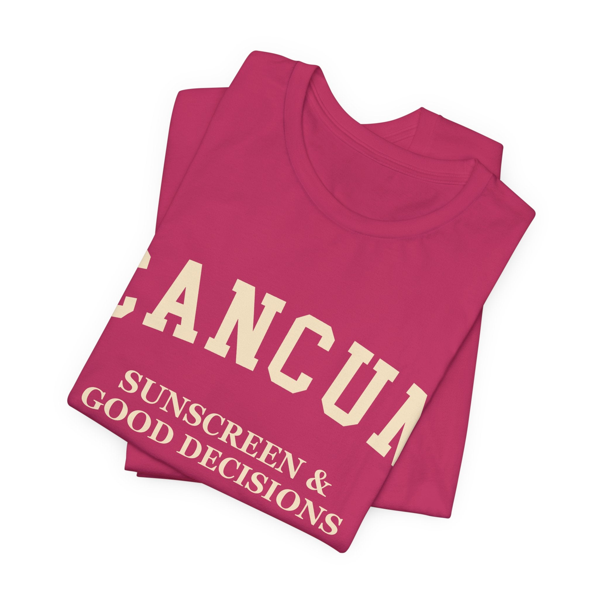 Cancun Collegiate — 100% Cotton Premium Unisex T-Shirt | BY CHARLES