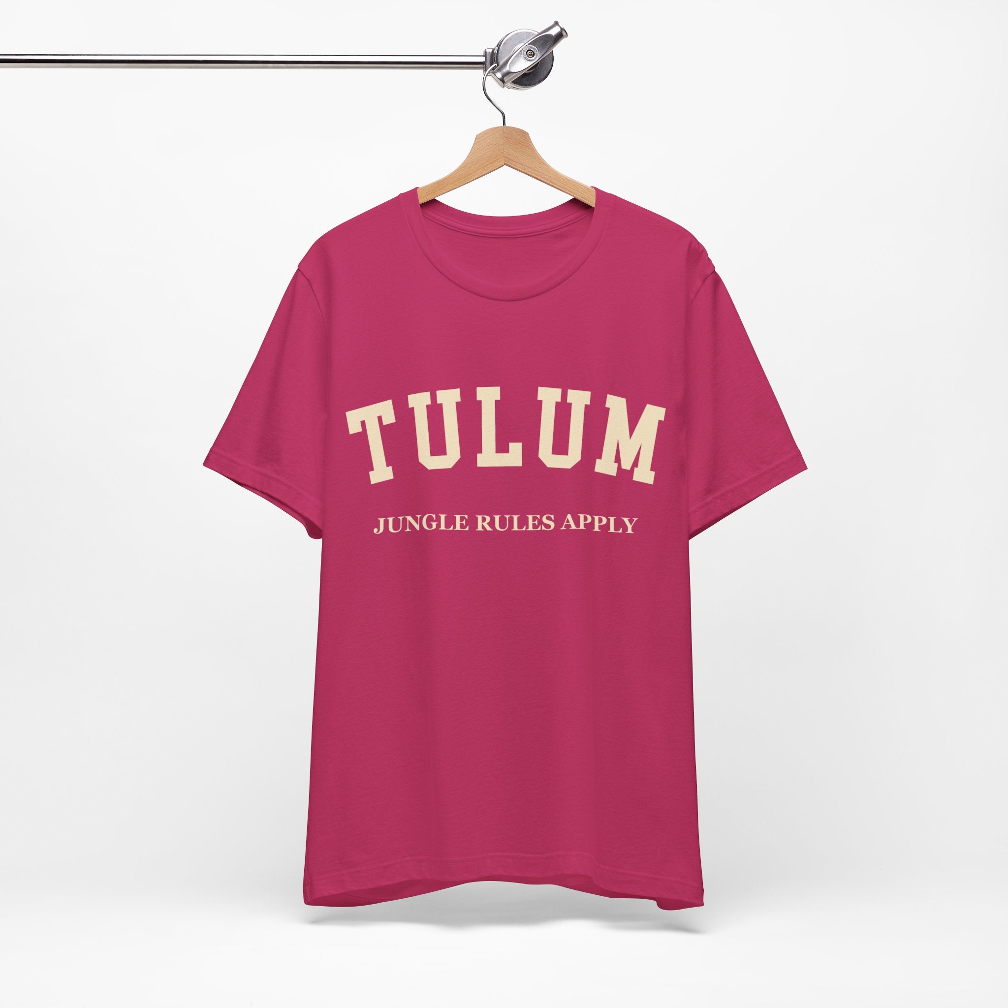 Tulum Collegiate — 100% Cotton Premium Unisex T-Shirt | BY CHARLES