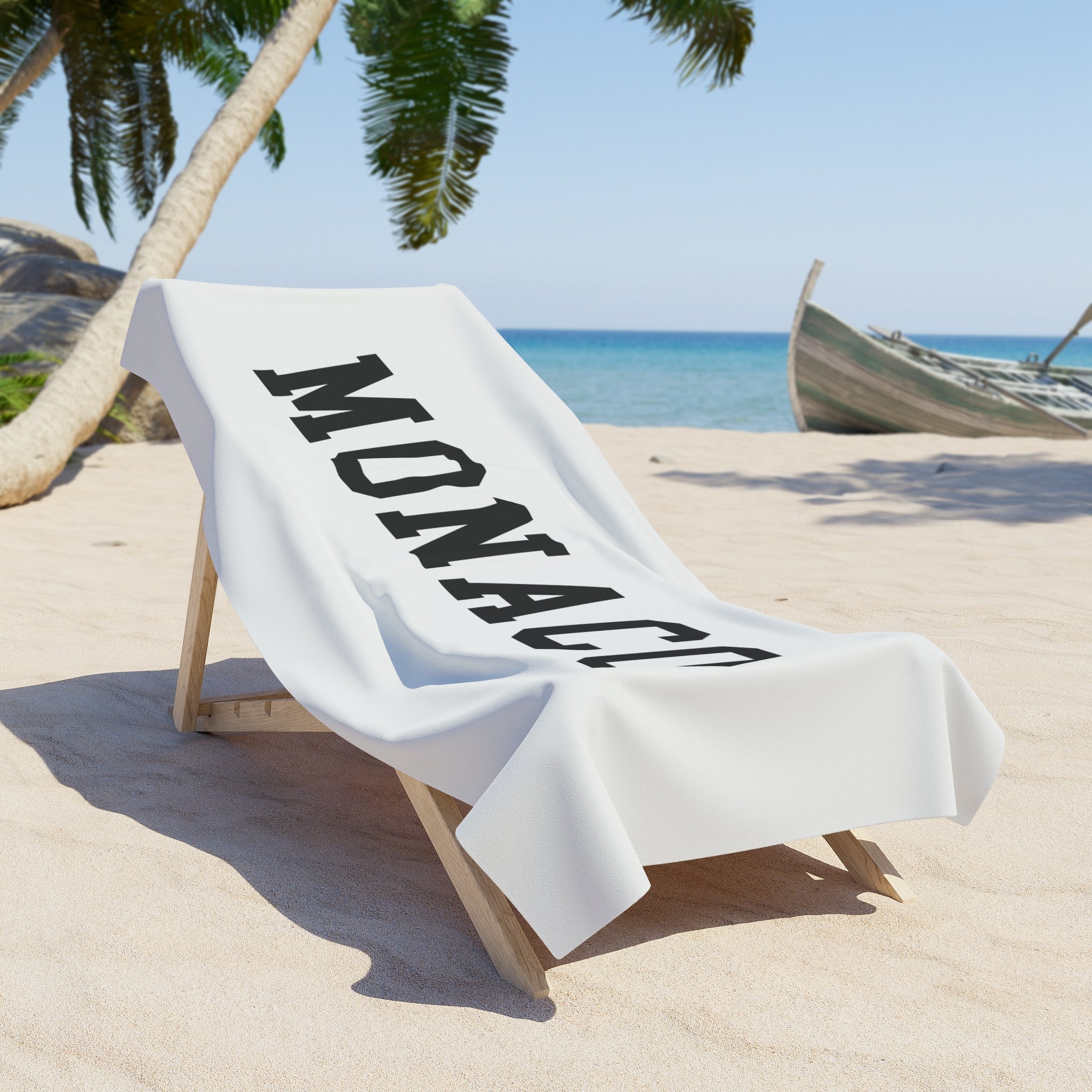 Monaco Collegiate Series Beach Towel — Premium Oversized | BY CHARLES
