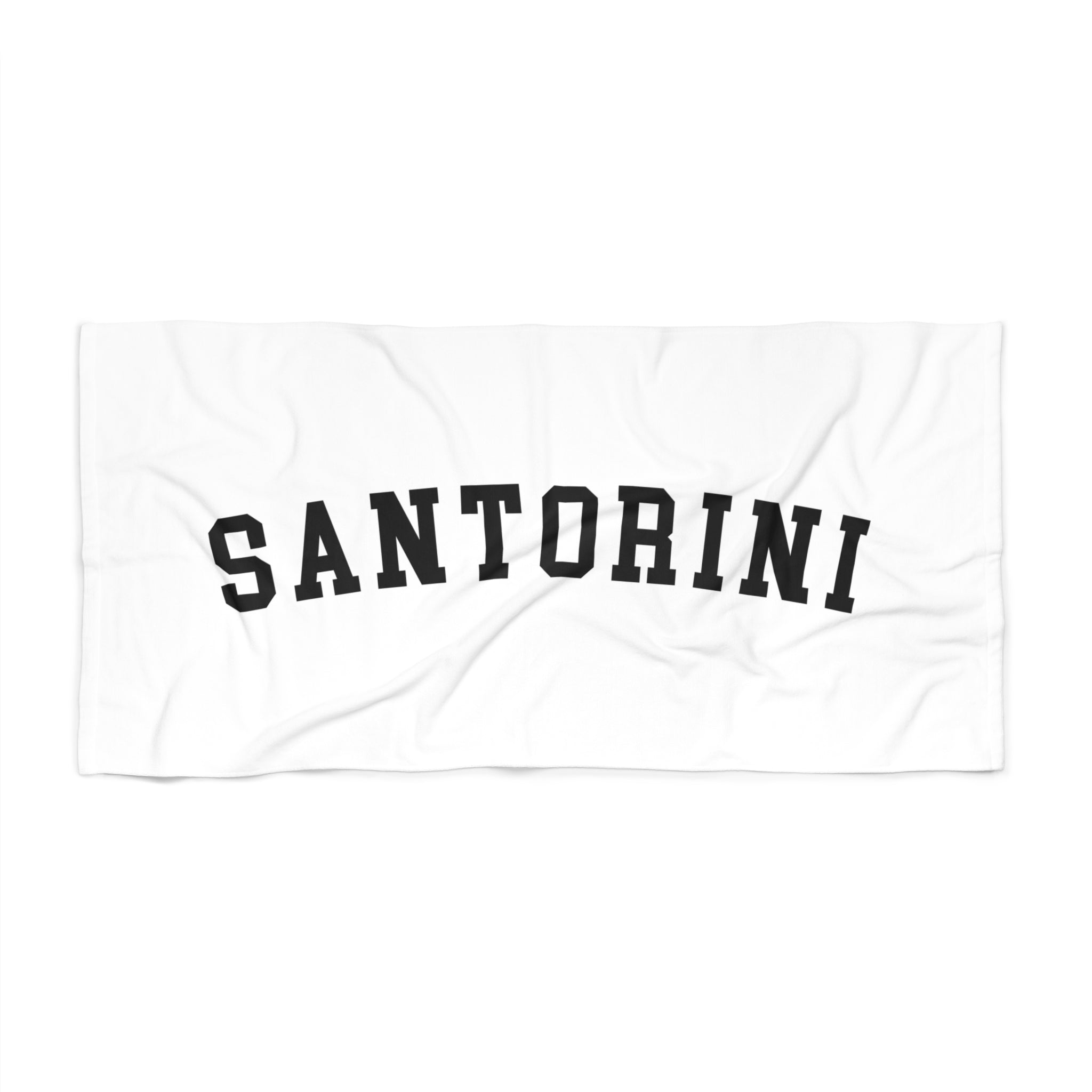 Santorini Collegiate Series Beach Towel — Premium Oversized | BY CHARLES