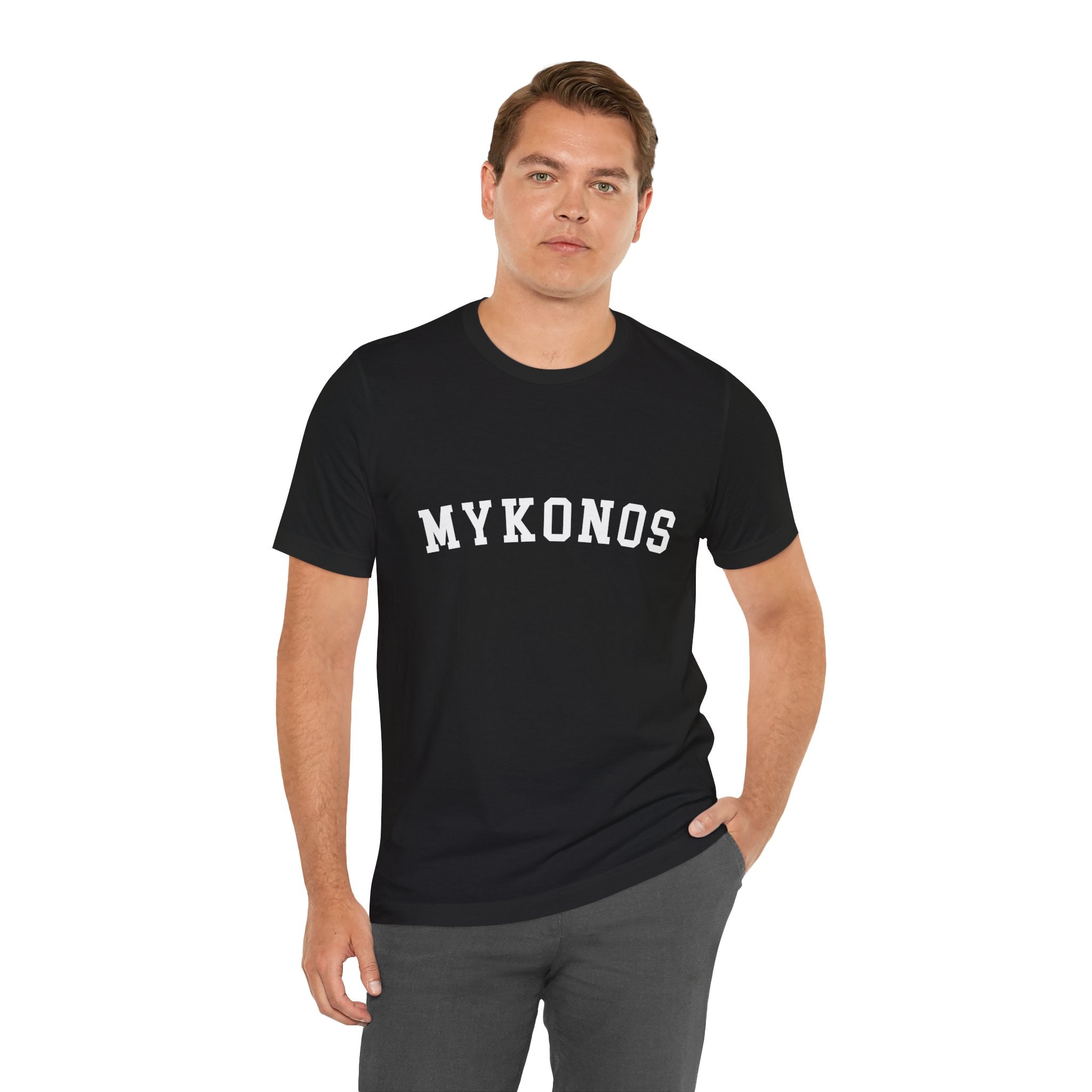 BY CHARLES | Mykonos Collegiate Series — Premium Unisex Tee