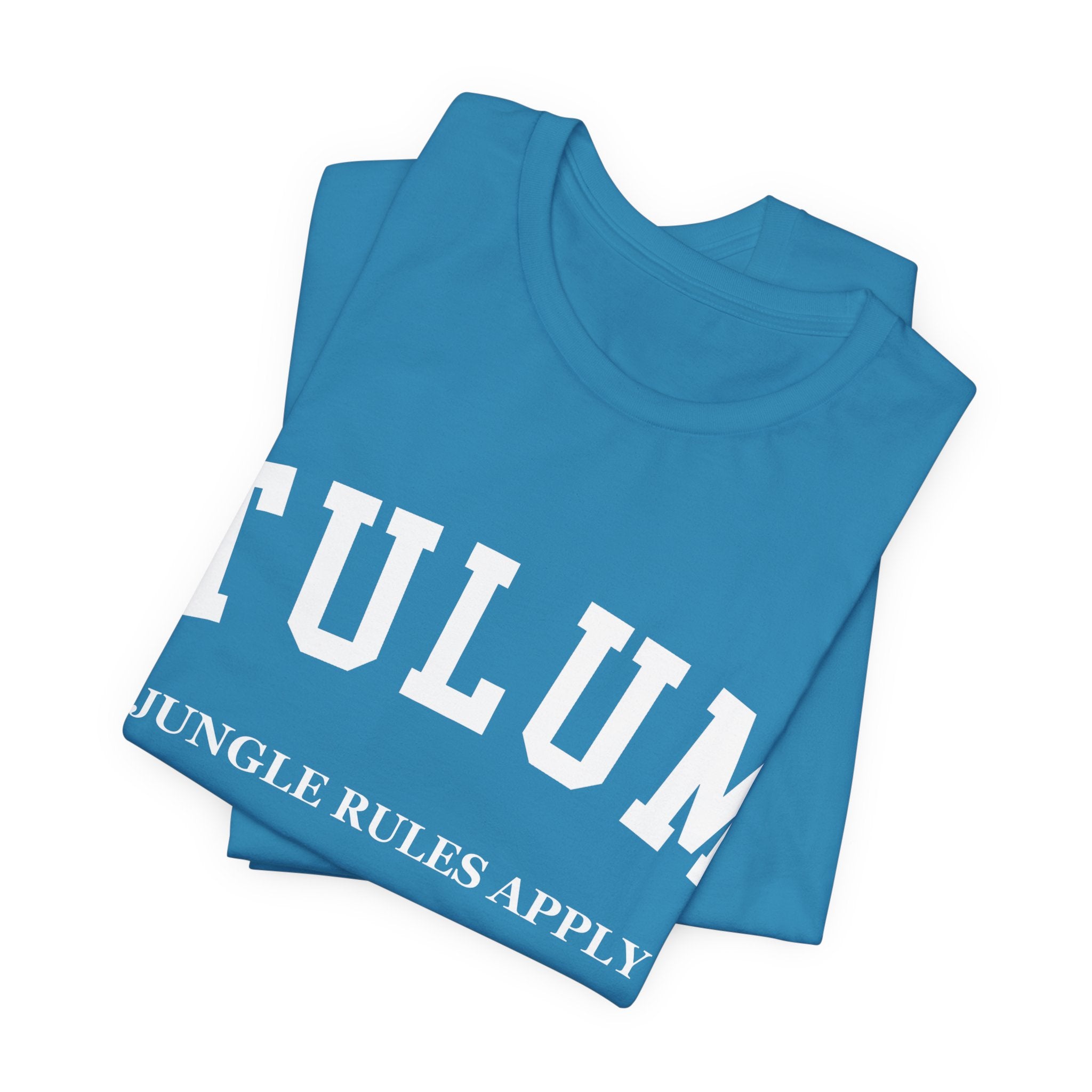 Tulum Collegiate — 100% Cotton Premium Unisex T-Shirt | BY CHARLES