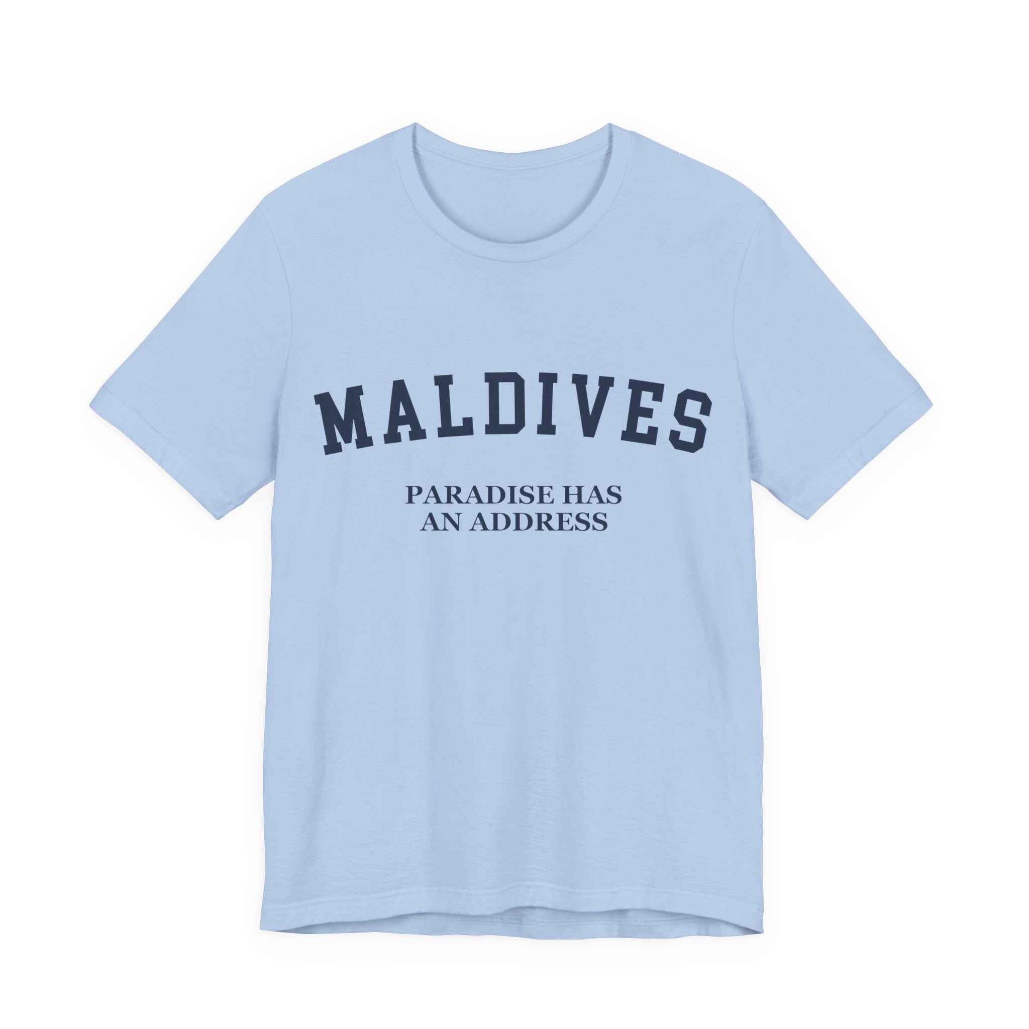 Maldives Collegiate — 100% Cotton Premium Unisex T-Shirt | BY CHARLES