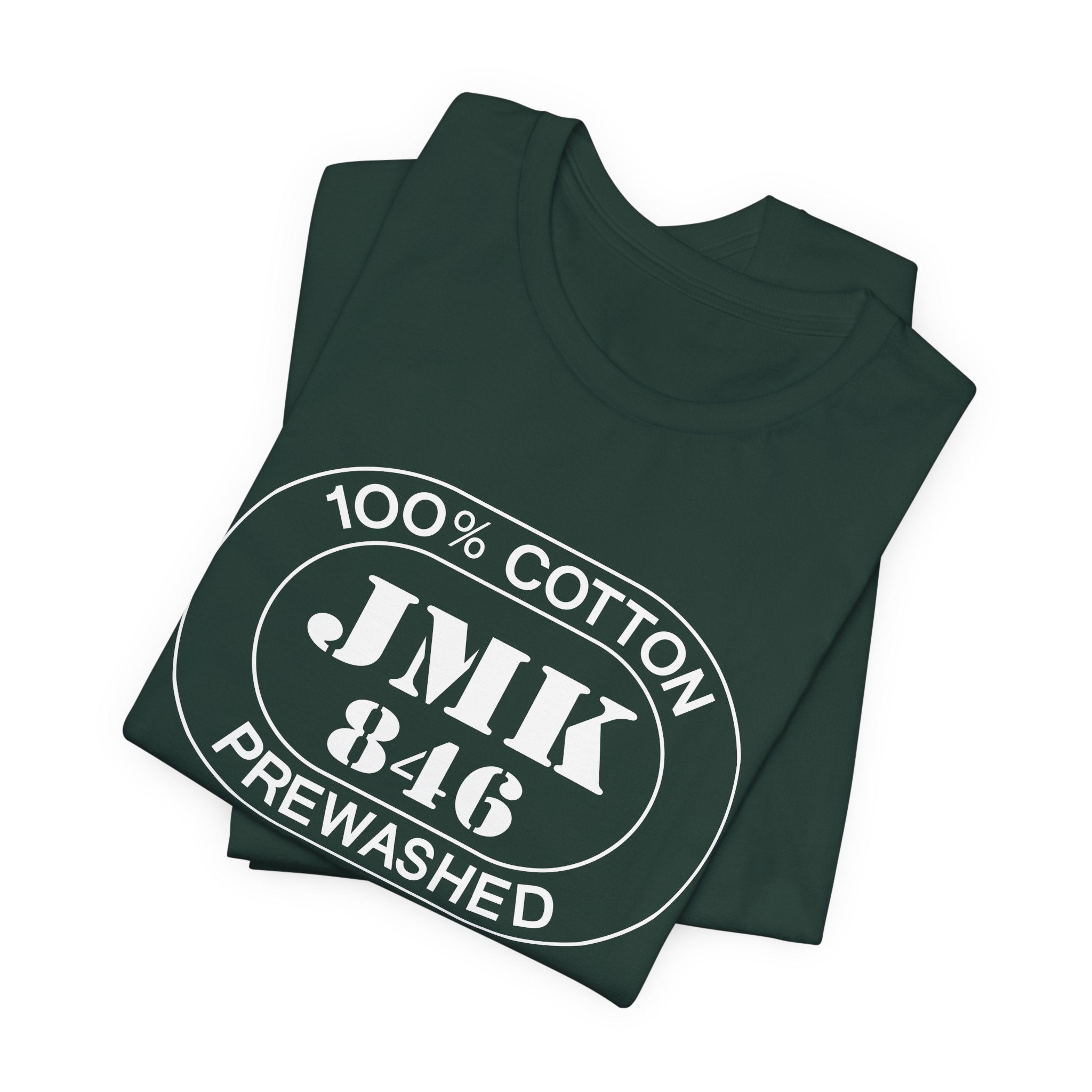 Mykonos Airport Oval tee in forest, alternate view