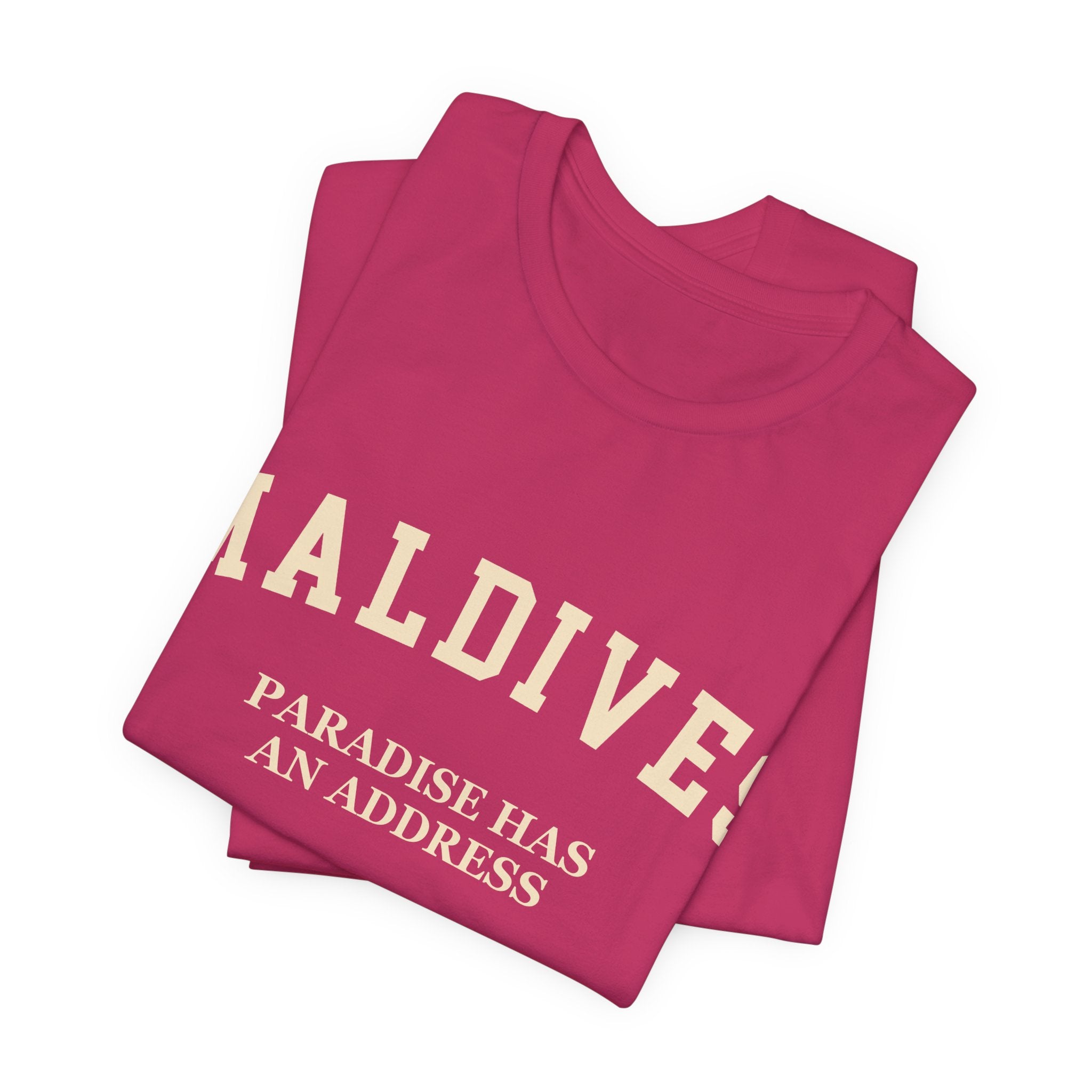 Maldives Collegiate — 100% Cotton Premium Unisex T-Shirt | BY CHARLES