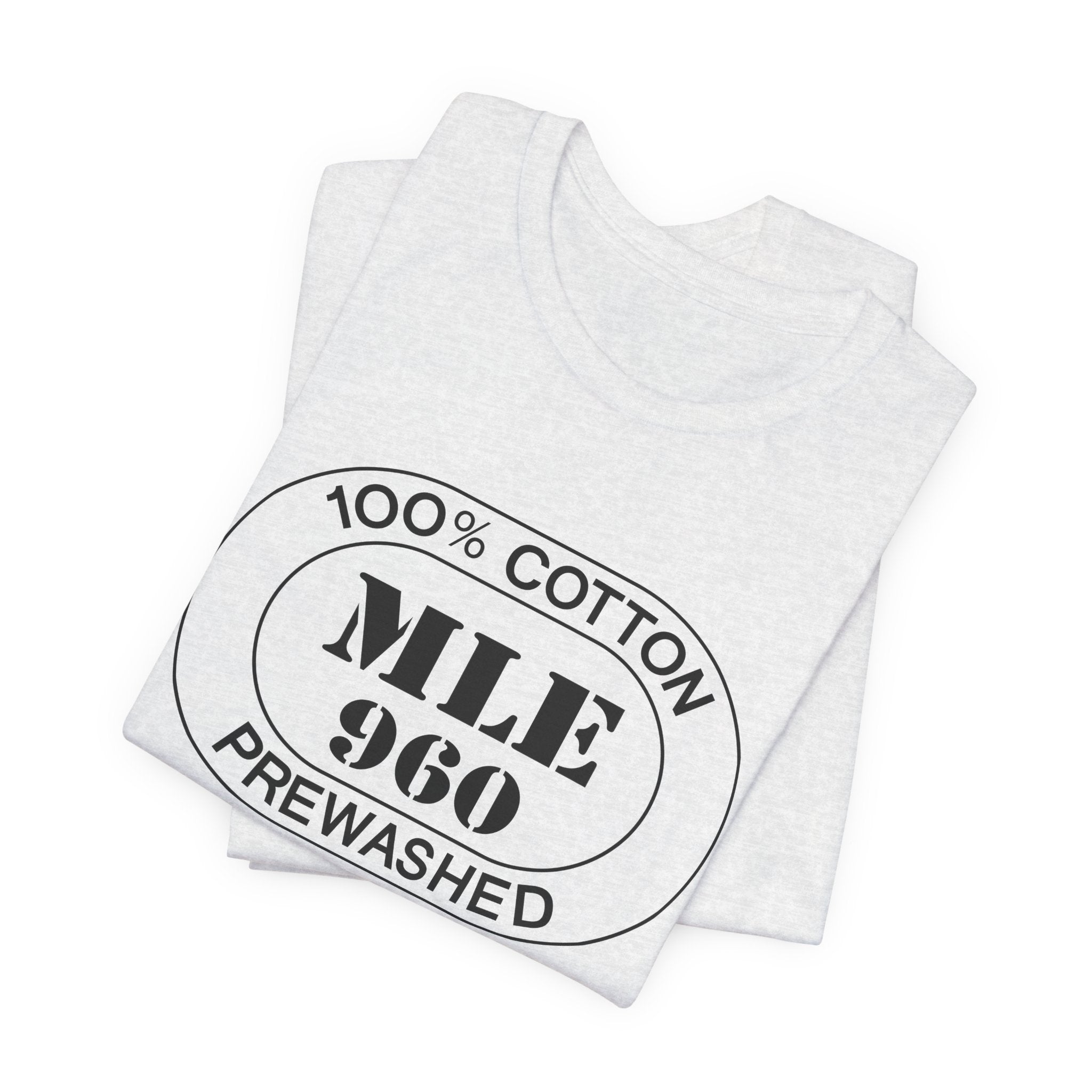 Maldives Airport Oval tee in ash, alternate view