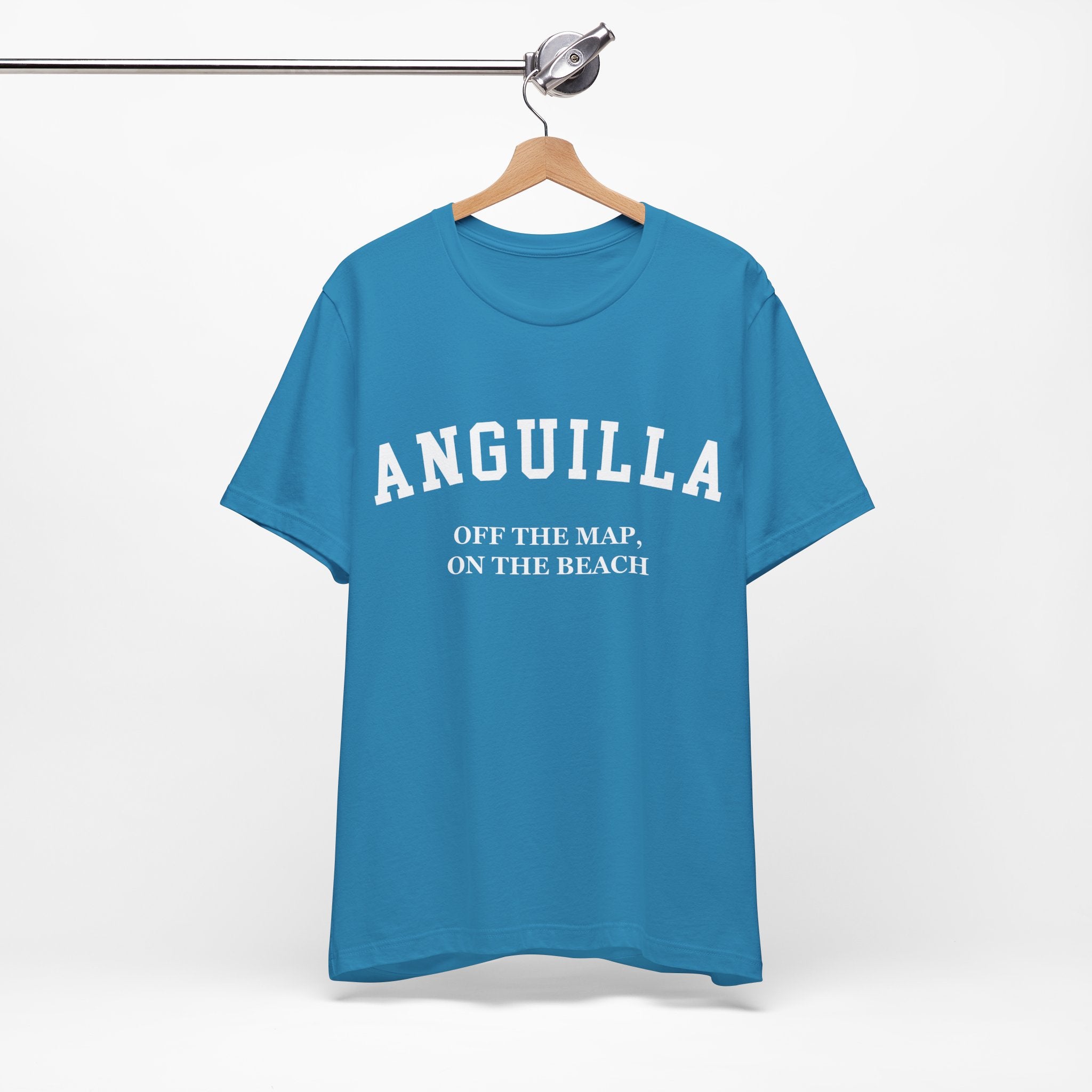 Anguilla Collegiate — 100% Cotton Premium Unisex T-Shirt | BY CHARLES