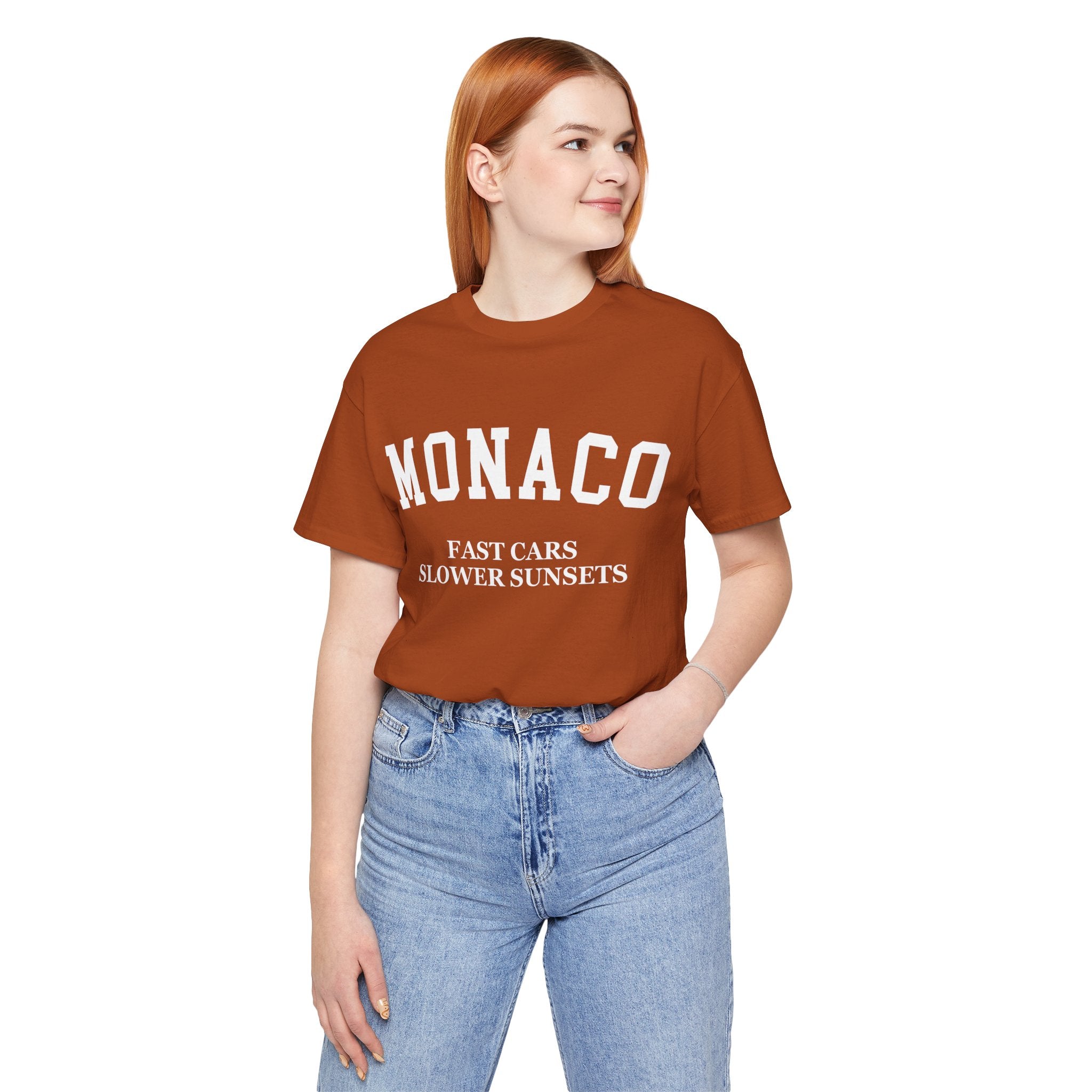 Monaco Collegiate — 100% Cotton Premium Unisex T-Shirt | BY CHARLES