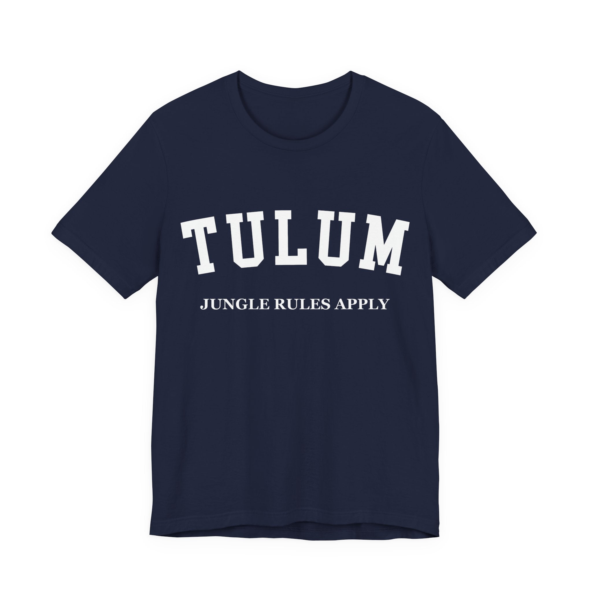 Tulum Collegiate — 100% Cotton Premium Unisex T-Shirt | BY CHARLES