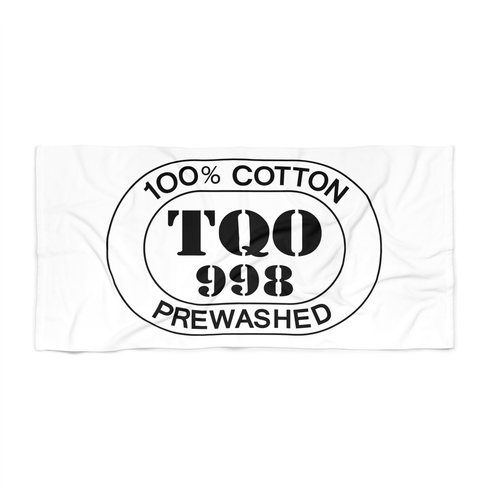 Tulum Airport Oval Beach Towel — Premium Oversized | BY CHARLES