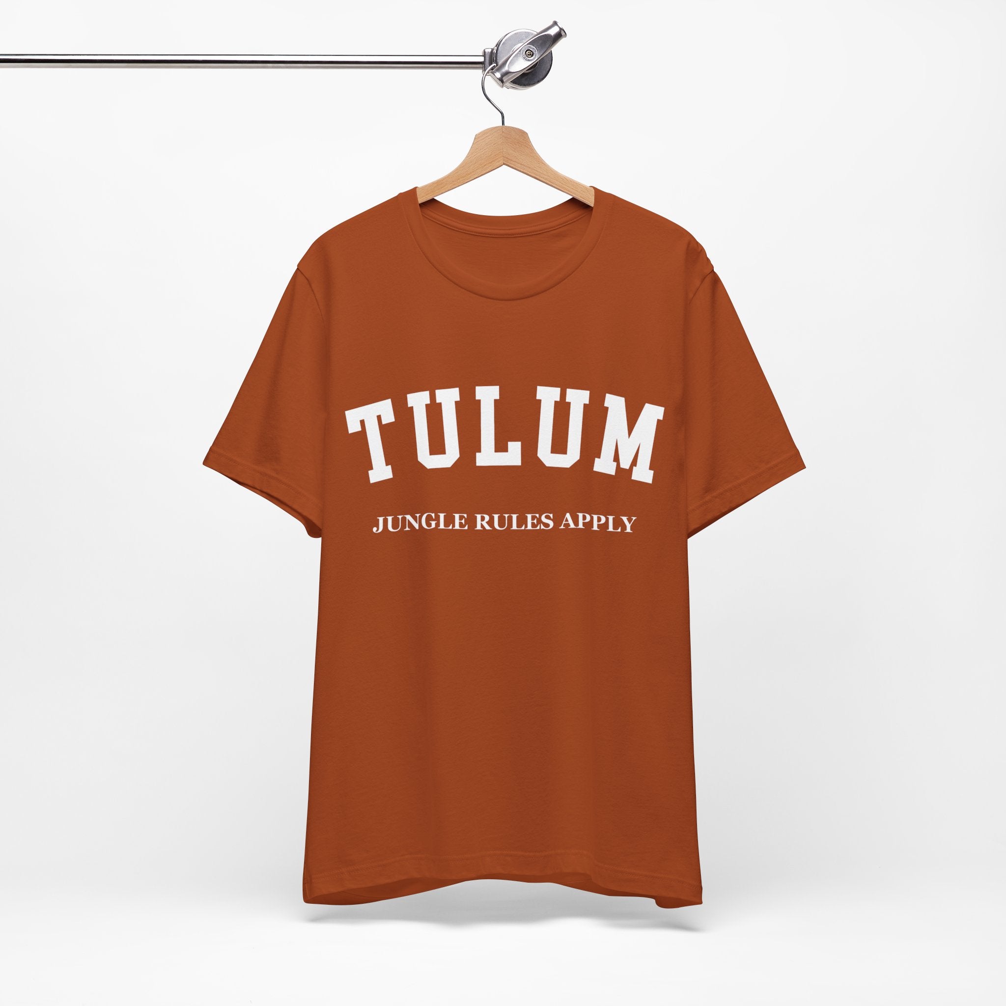 Tulum Collegiate — 100% Cotton Premium Unisex T-Shirt | BY CHARLES