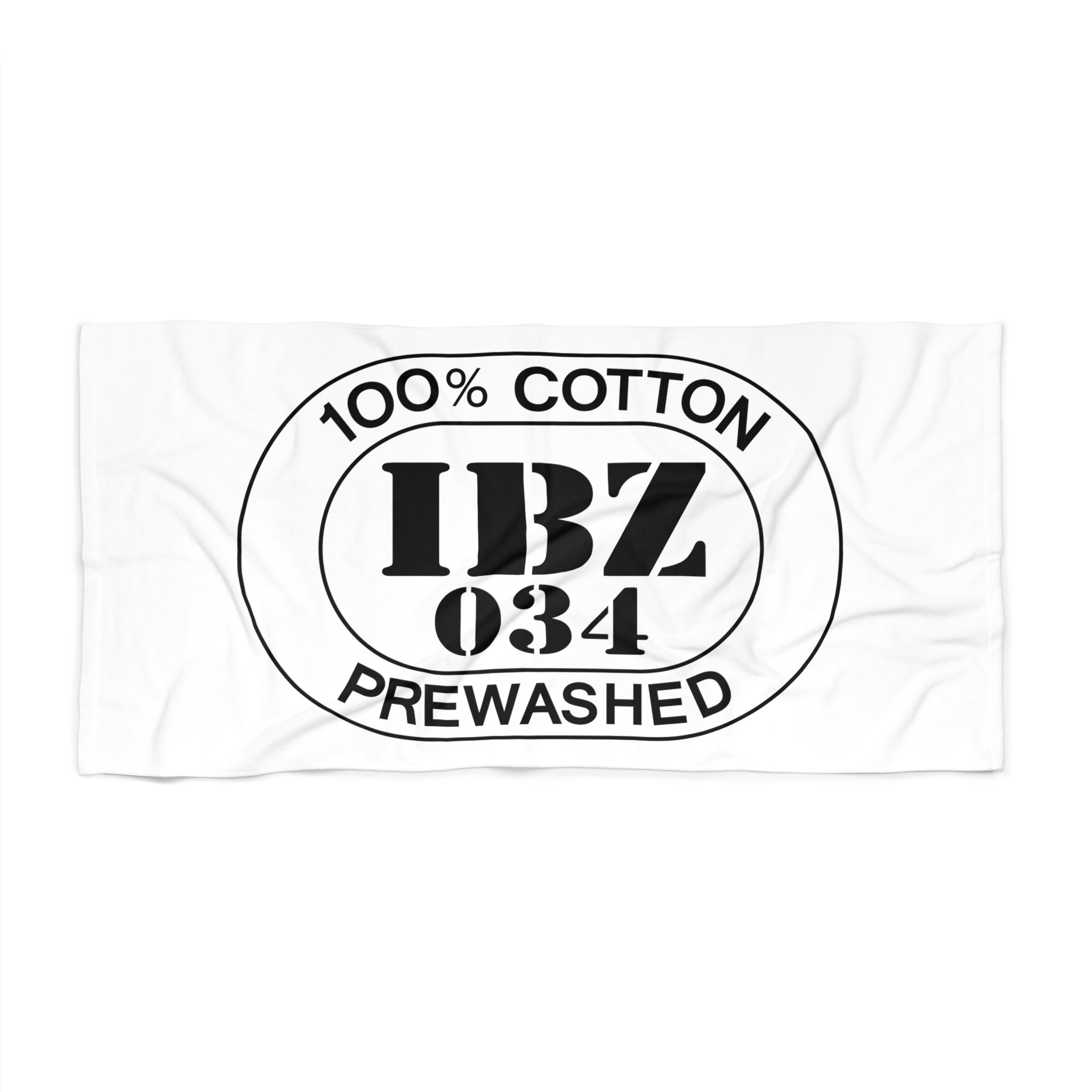 Ibiza Airport Oval Beach Towel — Premium Oversized | BY CHARLES