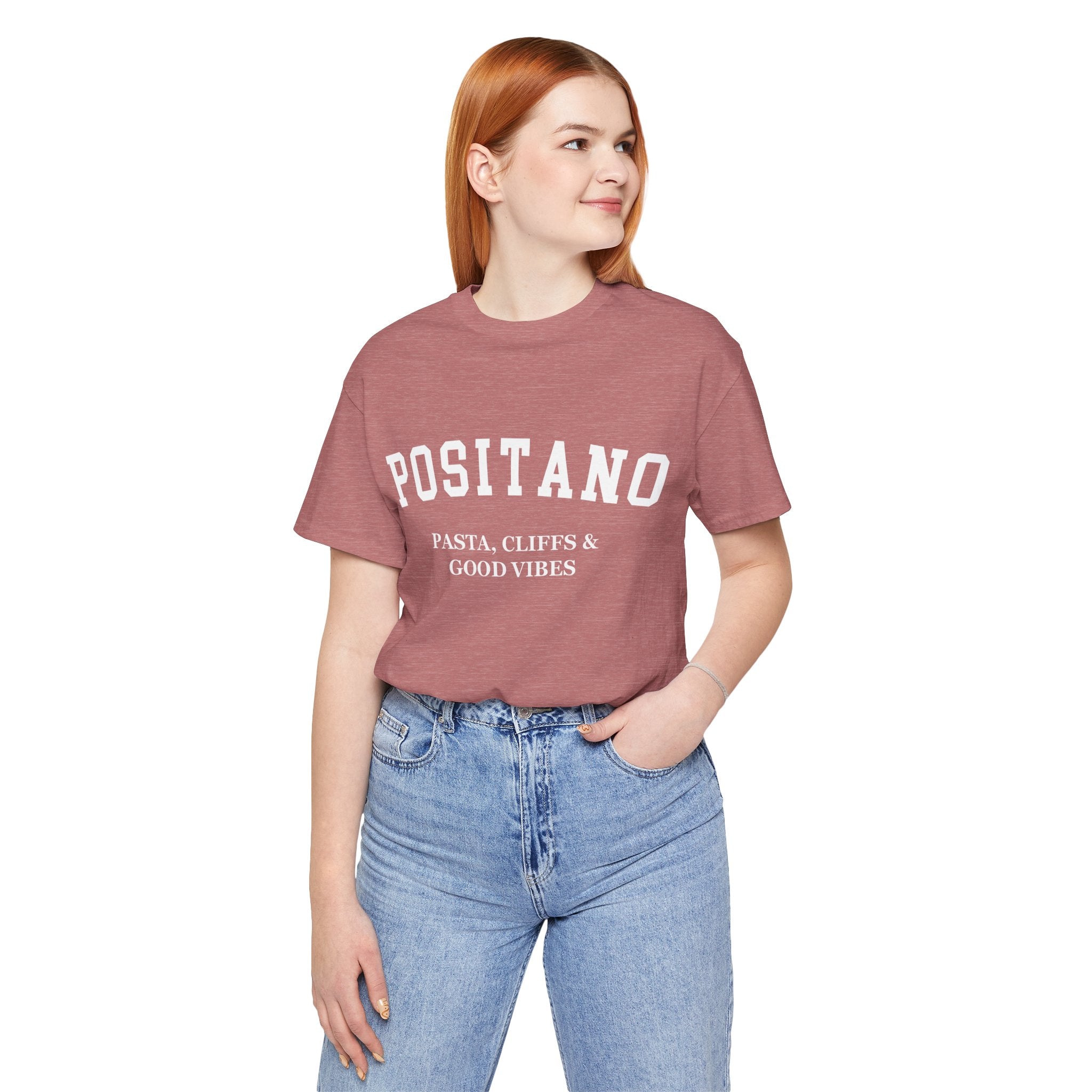 Positano Collegiate — 100% Cotton Premium Unisex T-Shirt | BY CHARLES