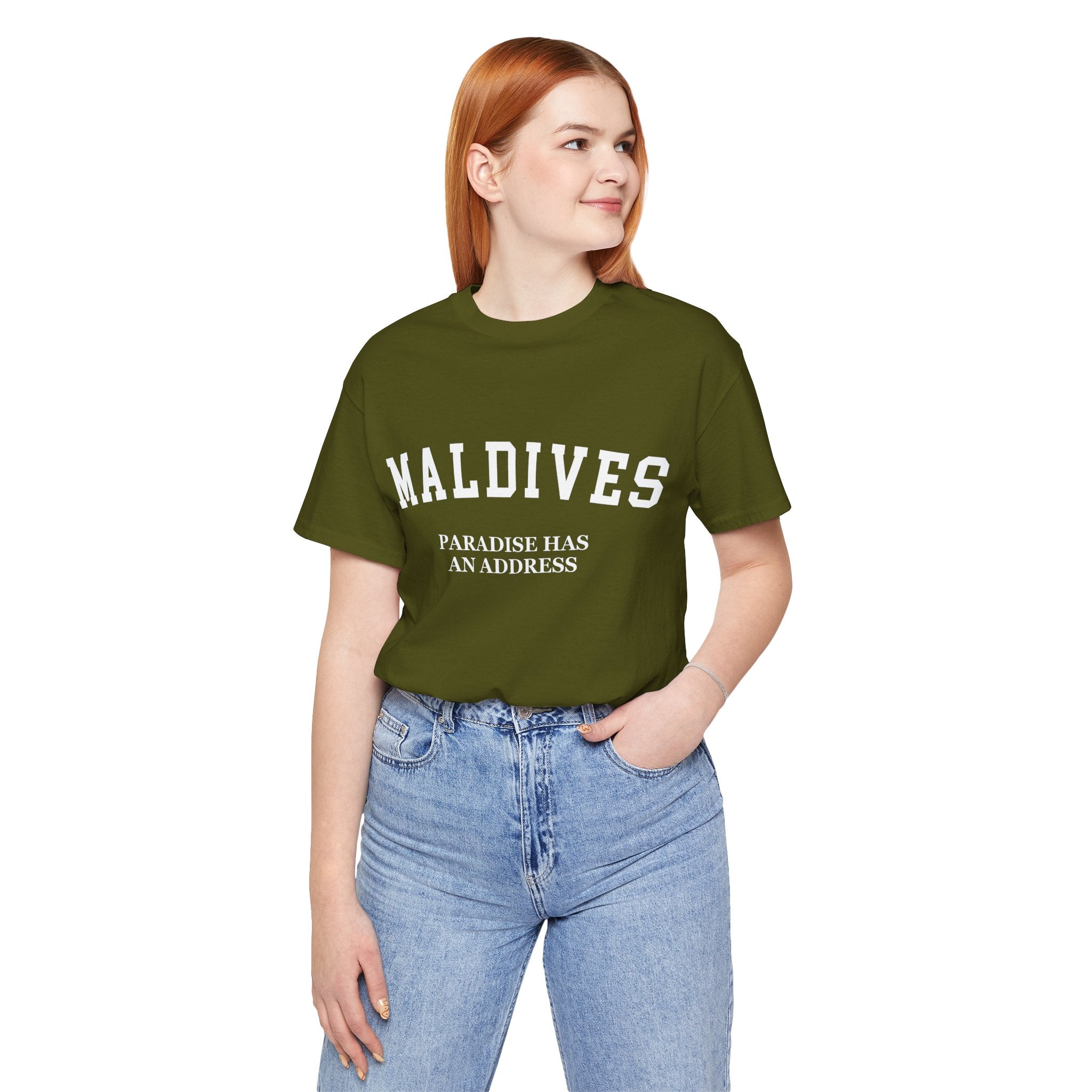 Maldives Collegiate — 100% Cotton Premium Unisex T-Shirt | BY CHARLES