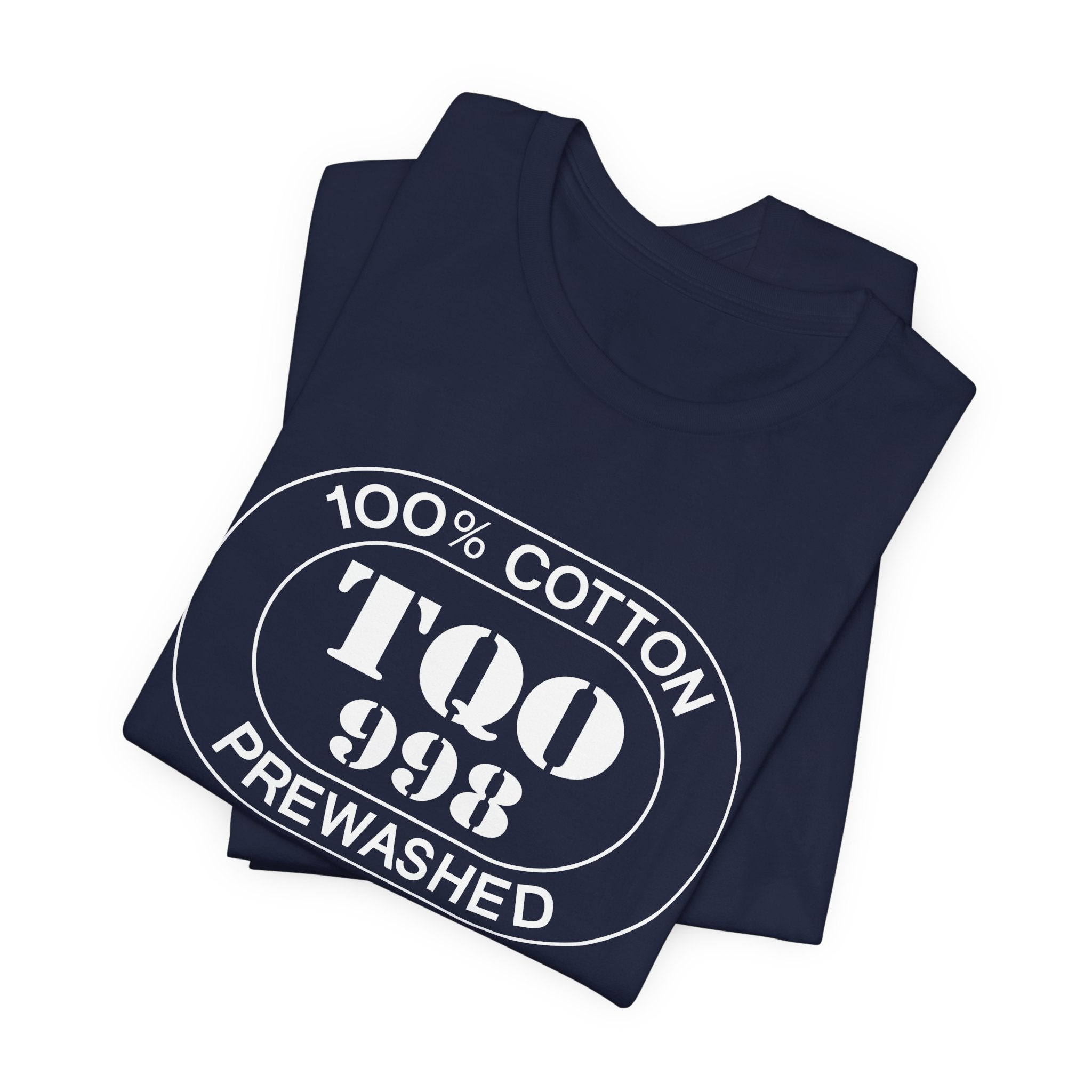 Tulum Airport Oval tee in navy, alternate view