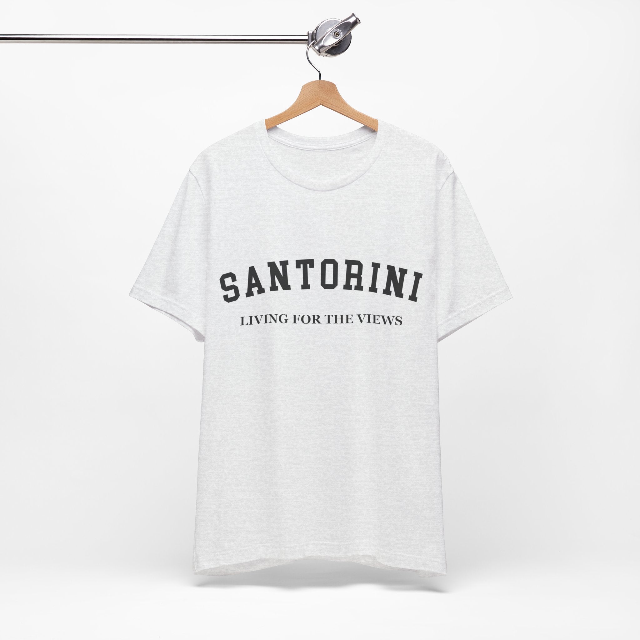 Santorini Collegiate — 100% Cotton Premium Unisex T-Shirt | BY CHARLES