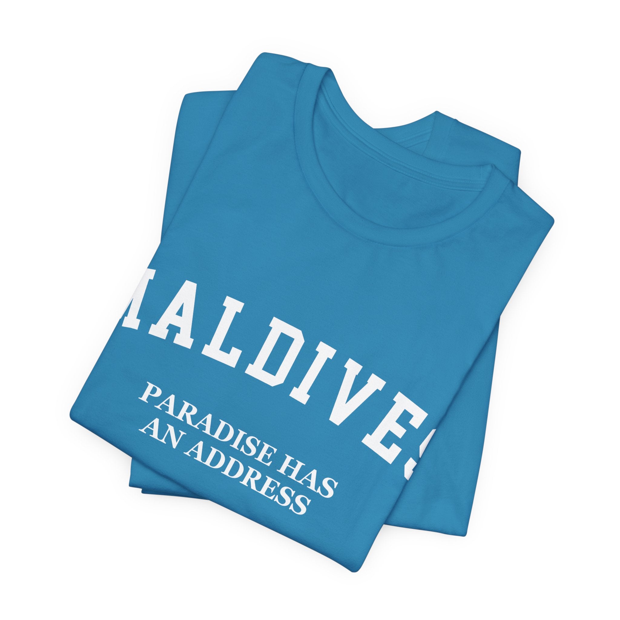 Maldives Collegiate — 100% Cotton Premium Unisex T-Shirt | BY CHARLES