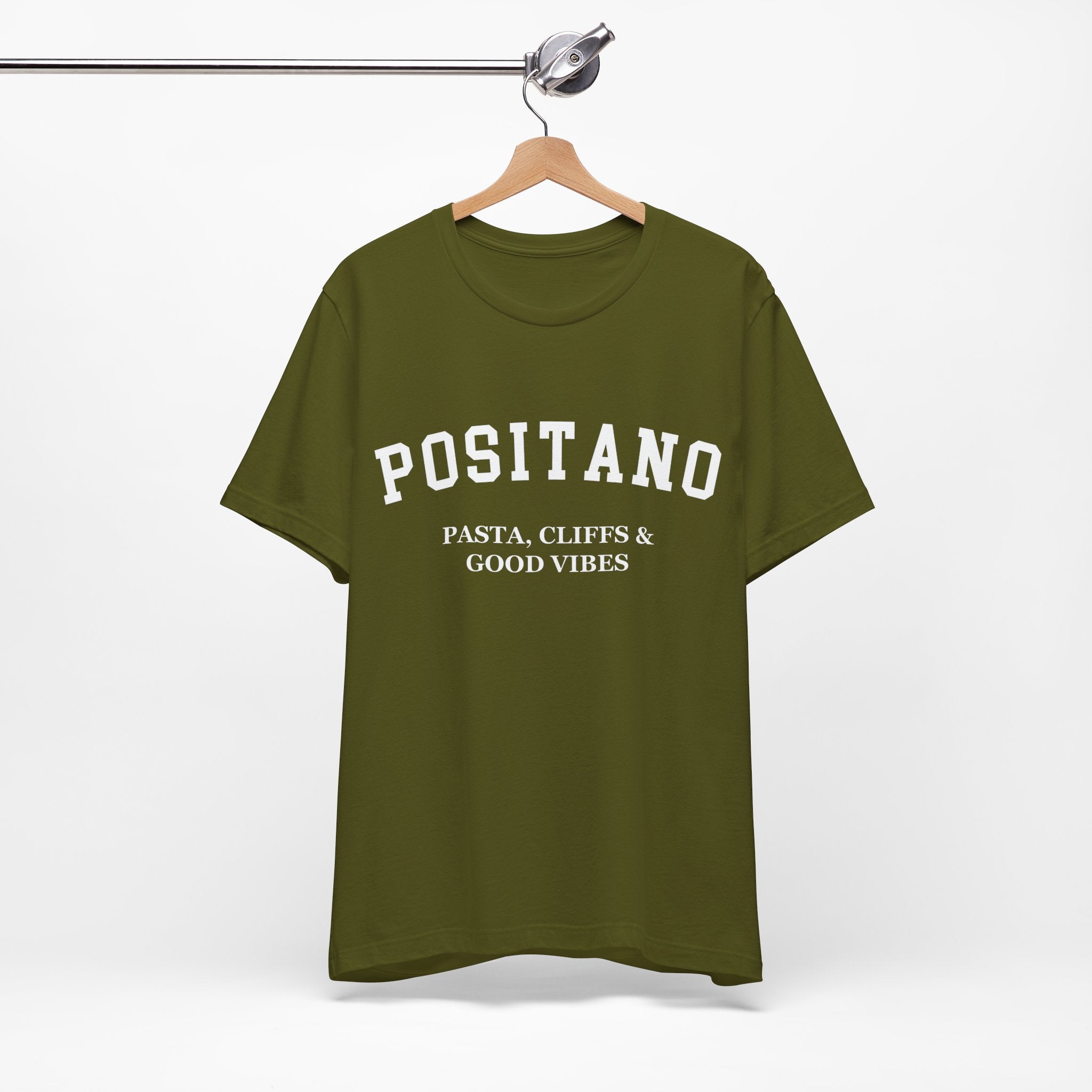 Positano Collegiate — 100% Cotton Premium Unisex T-Shirt | BY CHARLES