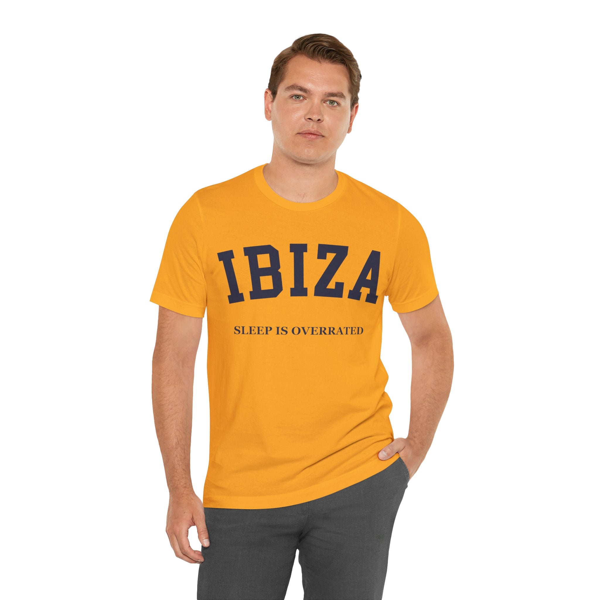 Ibiza Collegiate — 100% Cotton Premium Unisex T-Shirt | BY CHARLES