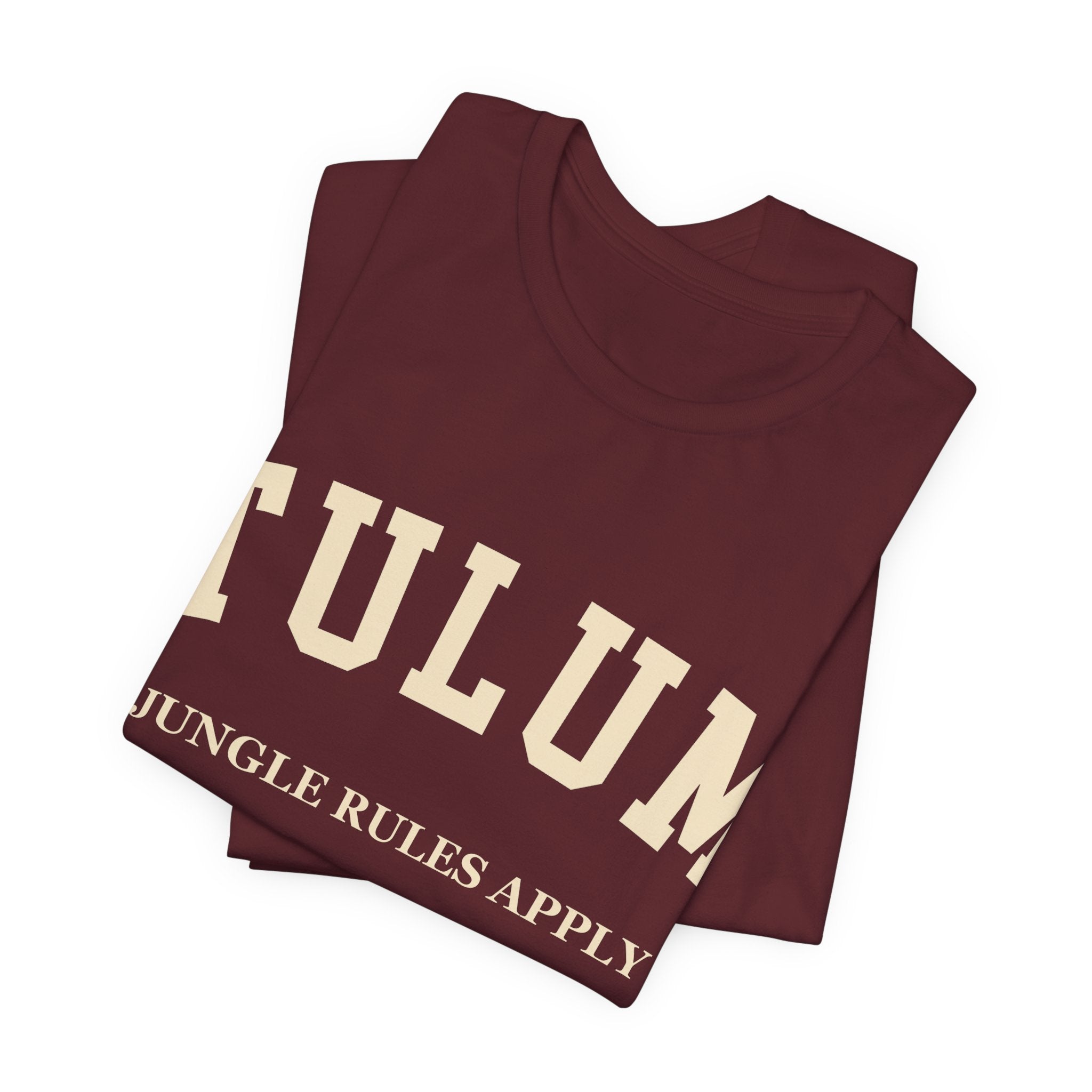 Tulum Collegiate — 100% Cotton Premium Unisex T-Shirt | BY CHARLES