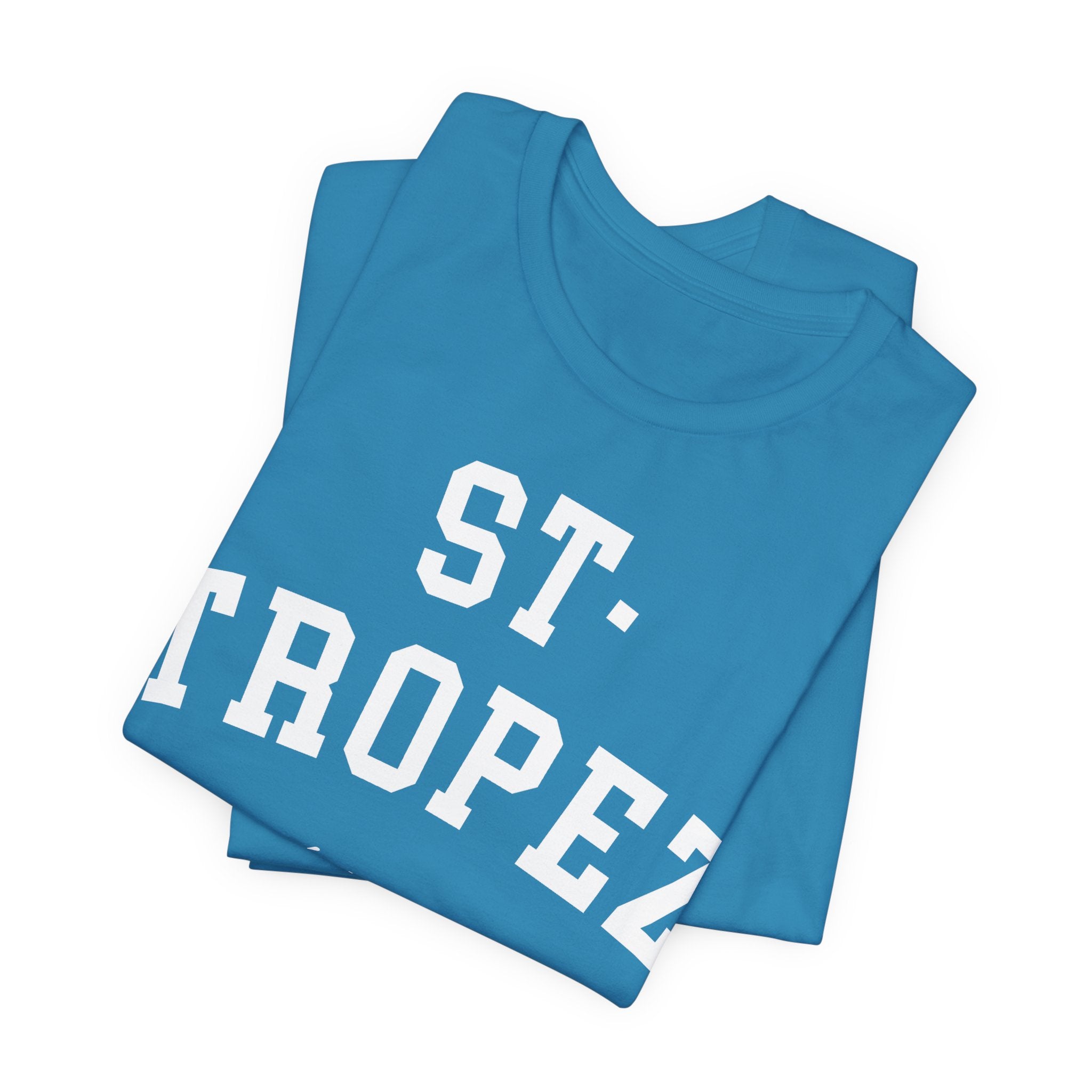 St. Tropez Collegiate — 100% Cotton Premium Unisex T-Shirt | BY CHARLES