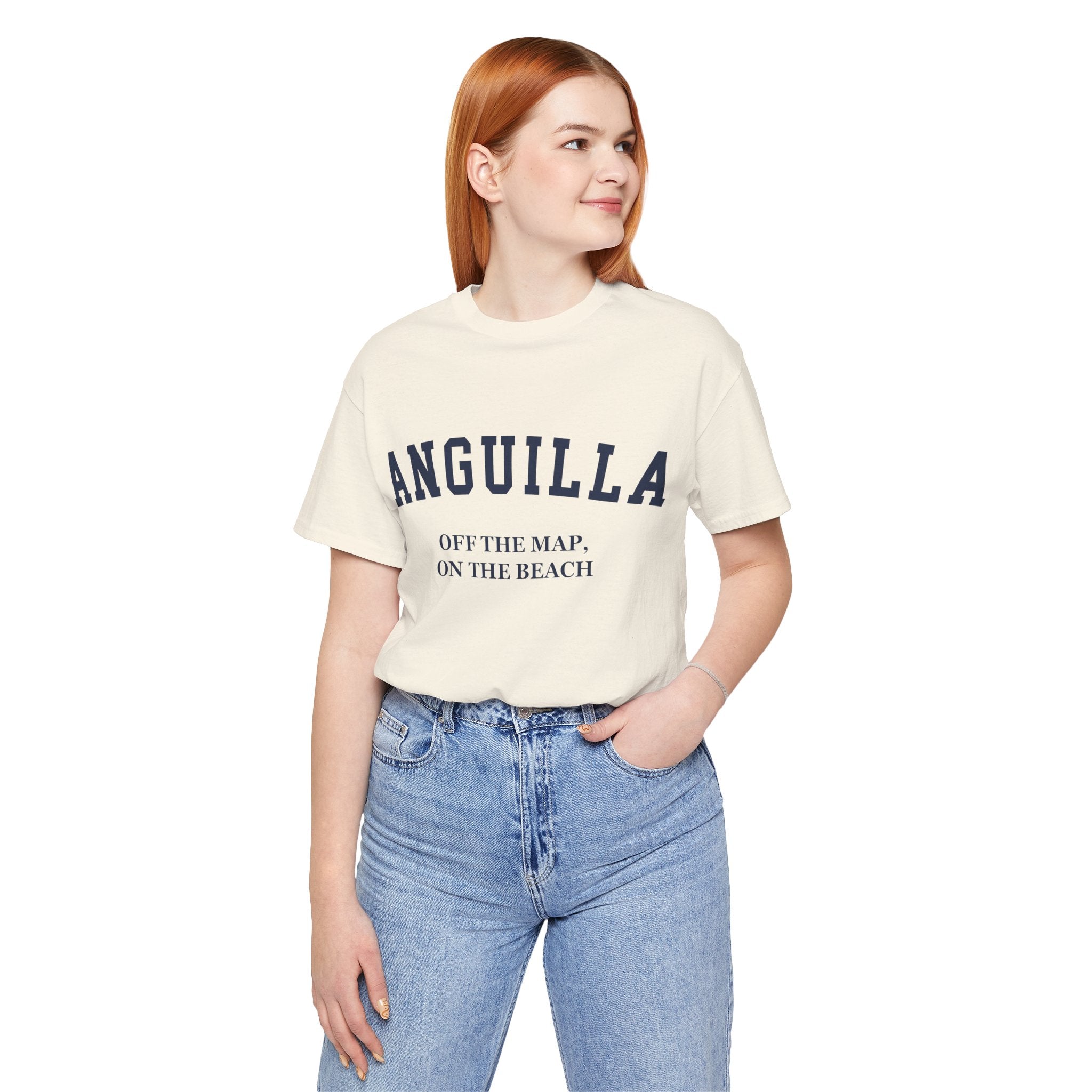 Anguilla Collegiate — 100% Cotton Premium Unisex T-Shirt | BY CHARLES