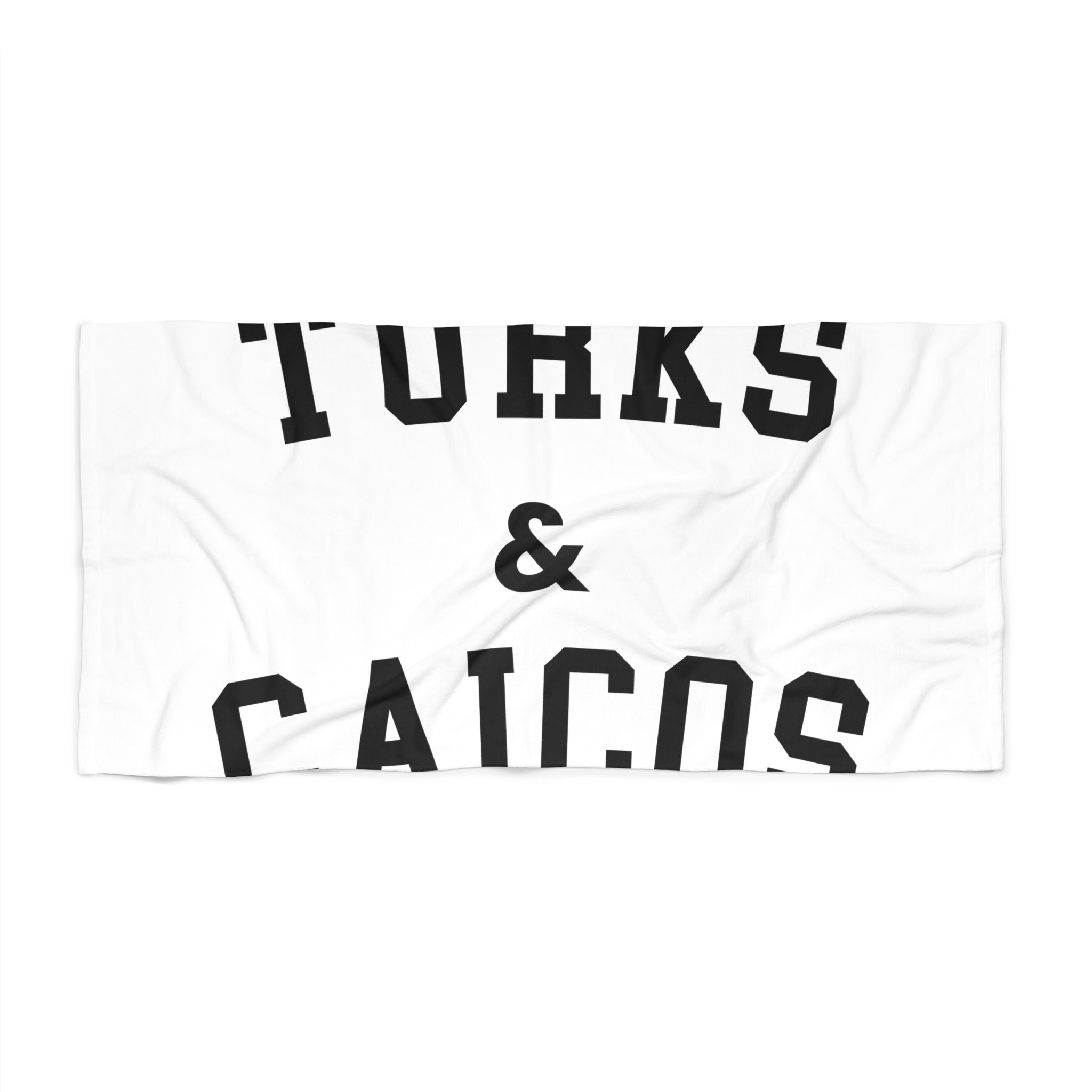 Turks & Caicos Collegiate Series Beach Towel — Premium Oversized | BY CHARLES
