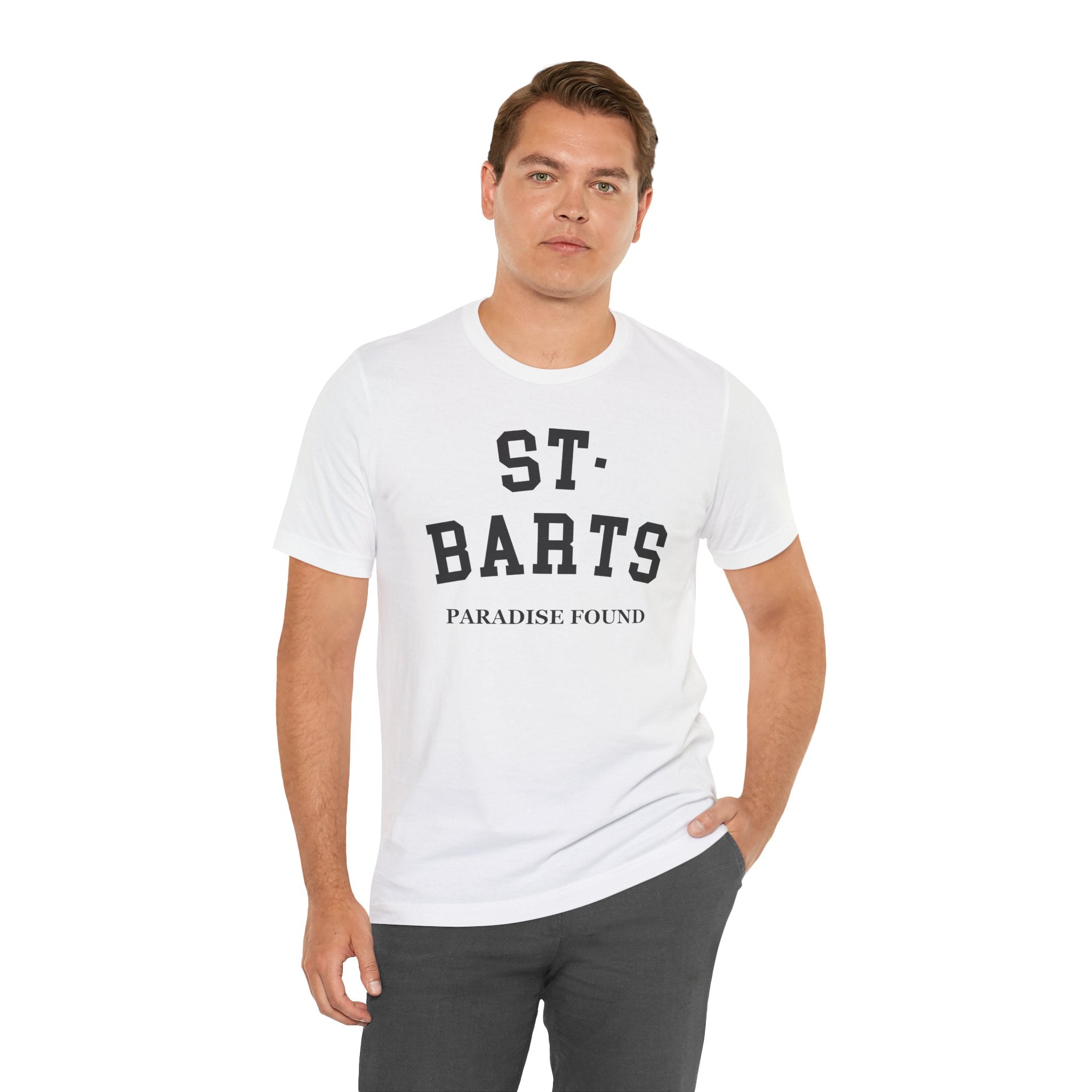 St. Barts Collegiate — 100% Cotton Premium Unisex T-Shirt | BY CHARLES