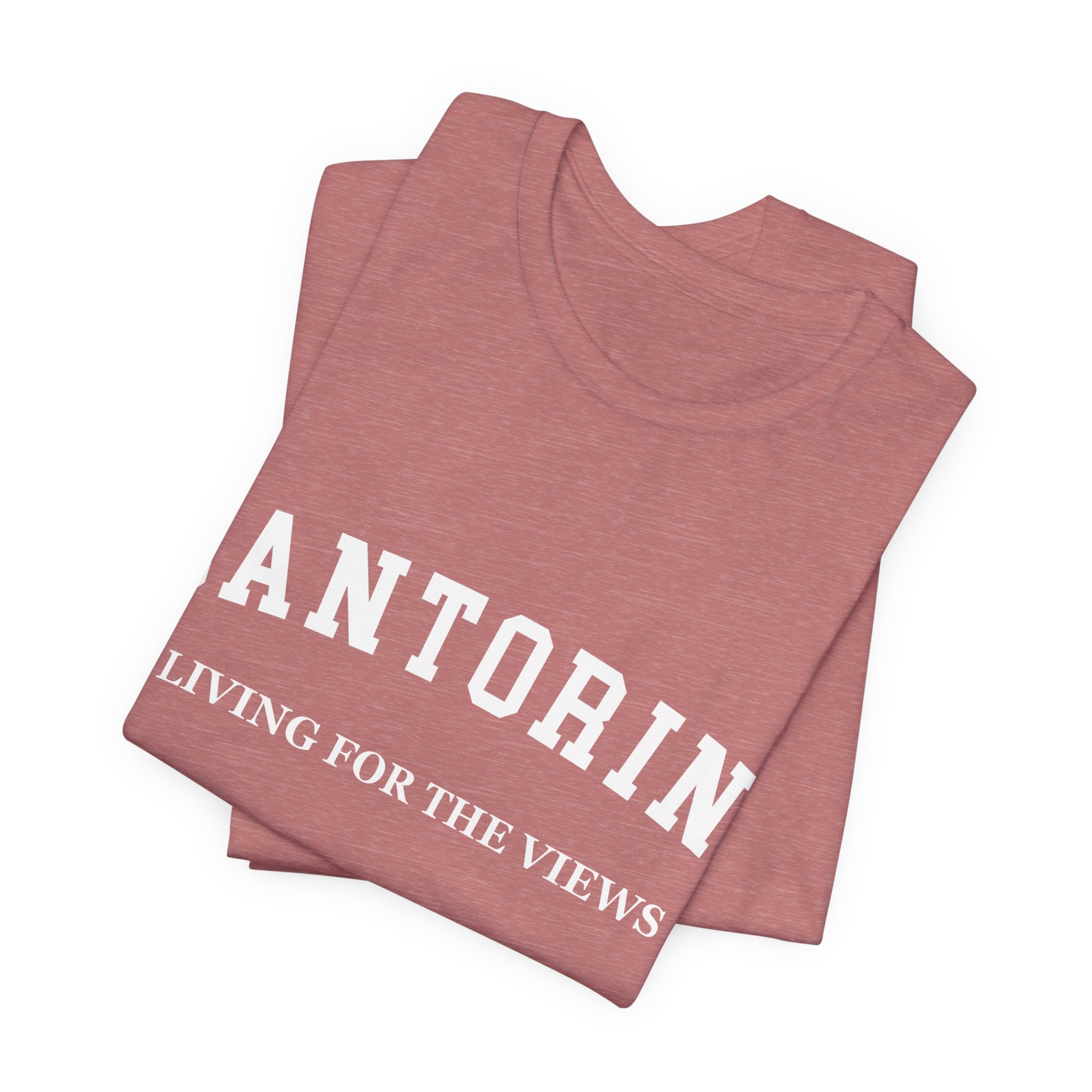Santorini Collegiate — 100% Cotton Premium Unisex T-Shirt | BY CHARLES