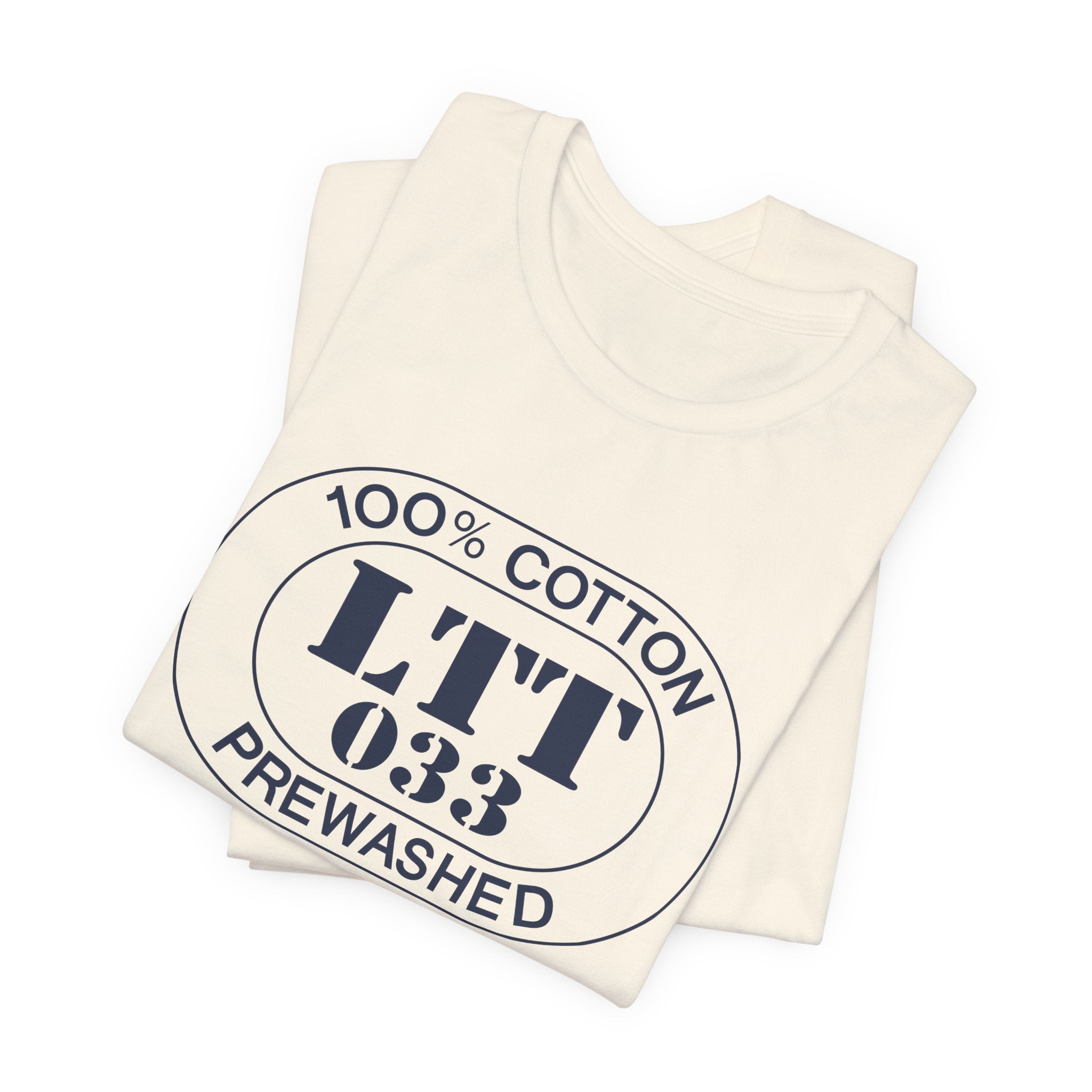 St. Tropez Airport Oval tee in natural, alternate view