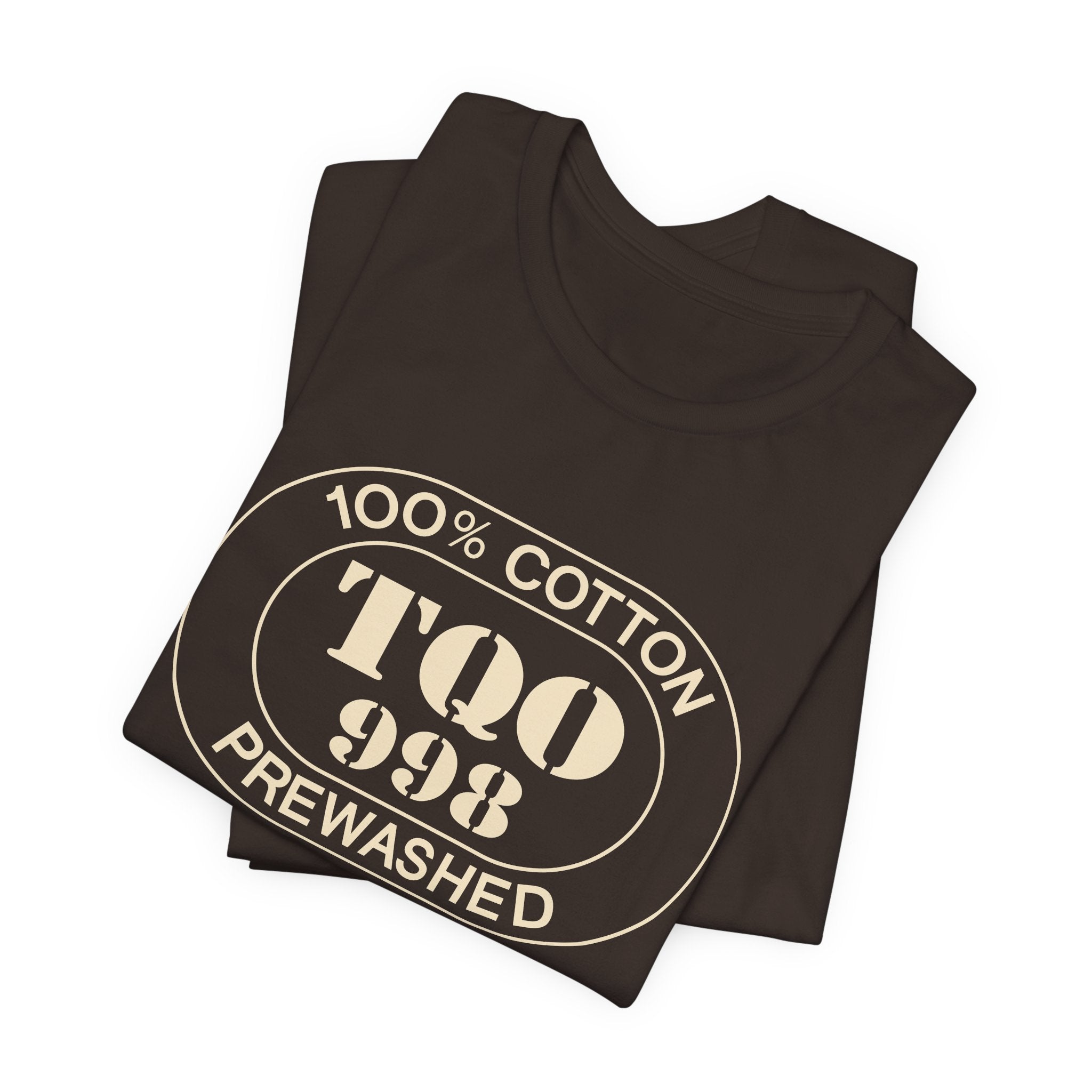 Tulum Airport Oval tee in brown, alternate view
