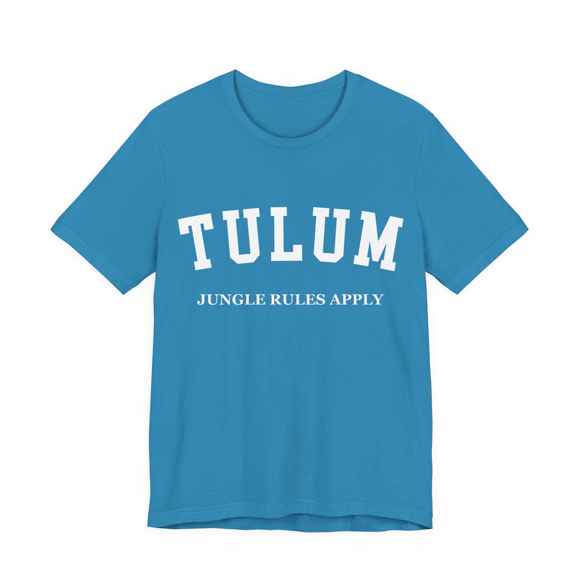 Tulum Collegiate — 100% Cotton Premium Unisex T-Shirt | BY CHARLES