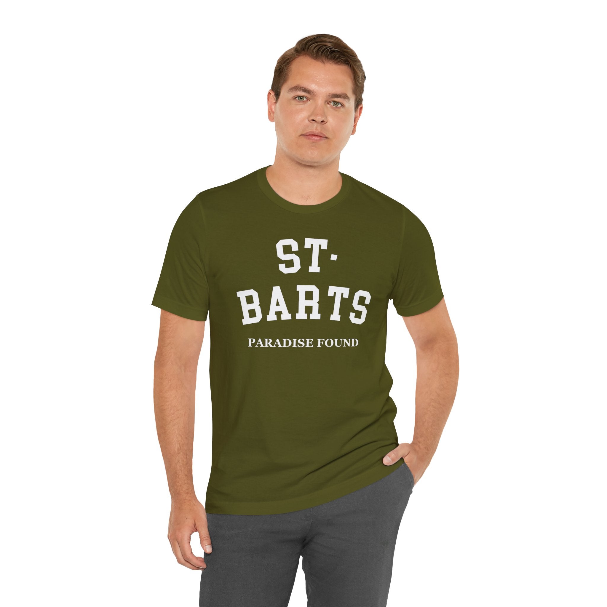St. Barts Collegiate — 100% Cotton Premium Unisex T-Shirt | BY CHARLES