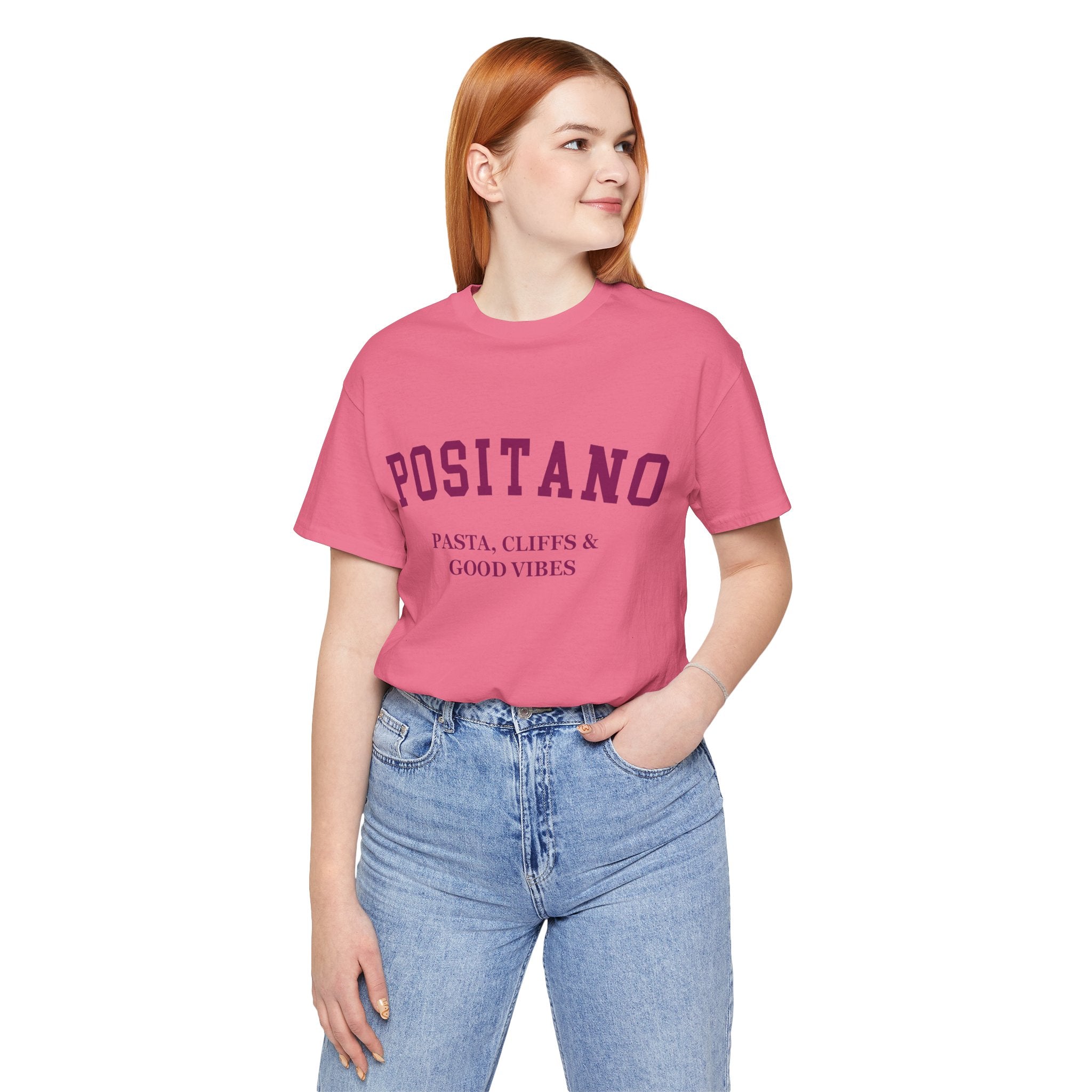 Positano Collegiate — 100% Cotton Premium Unisex T-Shirt | BY CHARLES