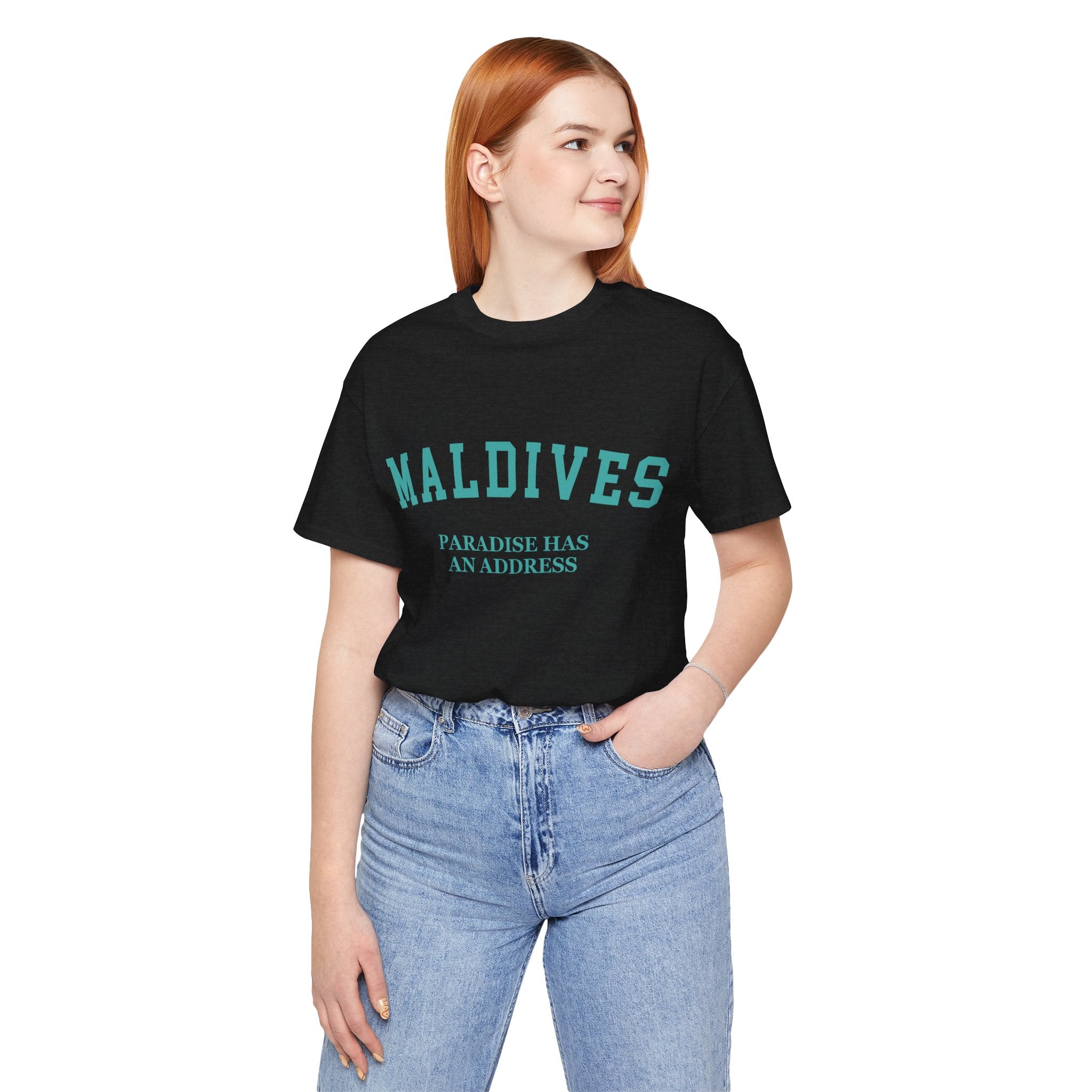 Maldives Collegiate — 100% Cotton Premium Unisex T-Shirt | BY CHARLES