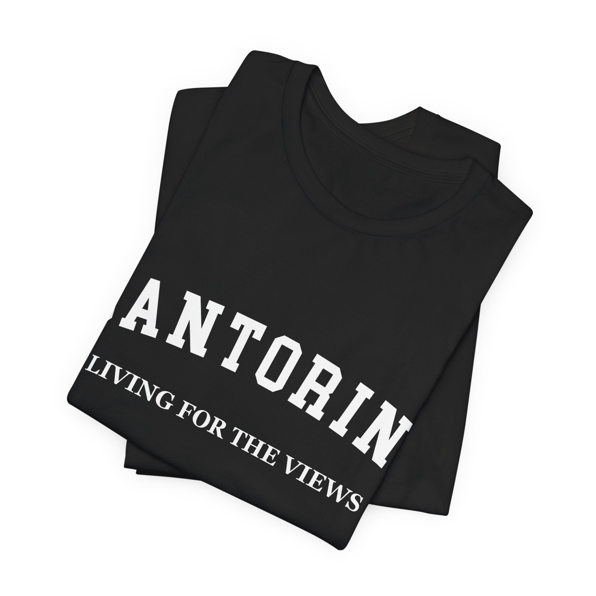 Santorini Collegiate — 100% Cotton Premium Unisex T-Shirt | BY CHARLES
