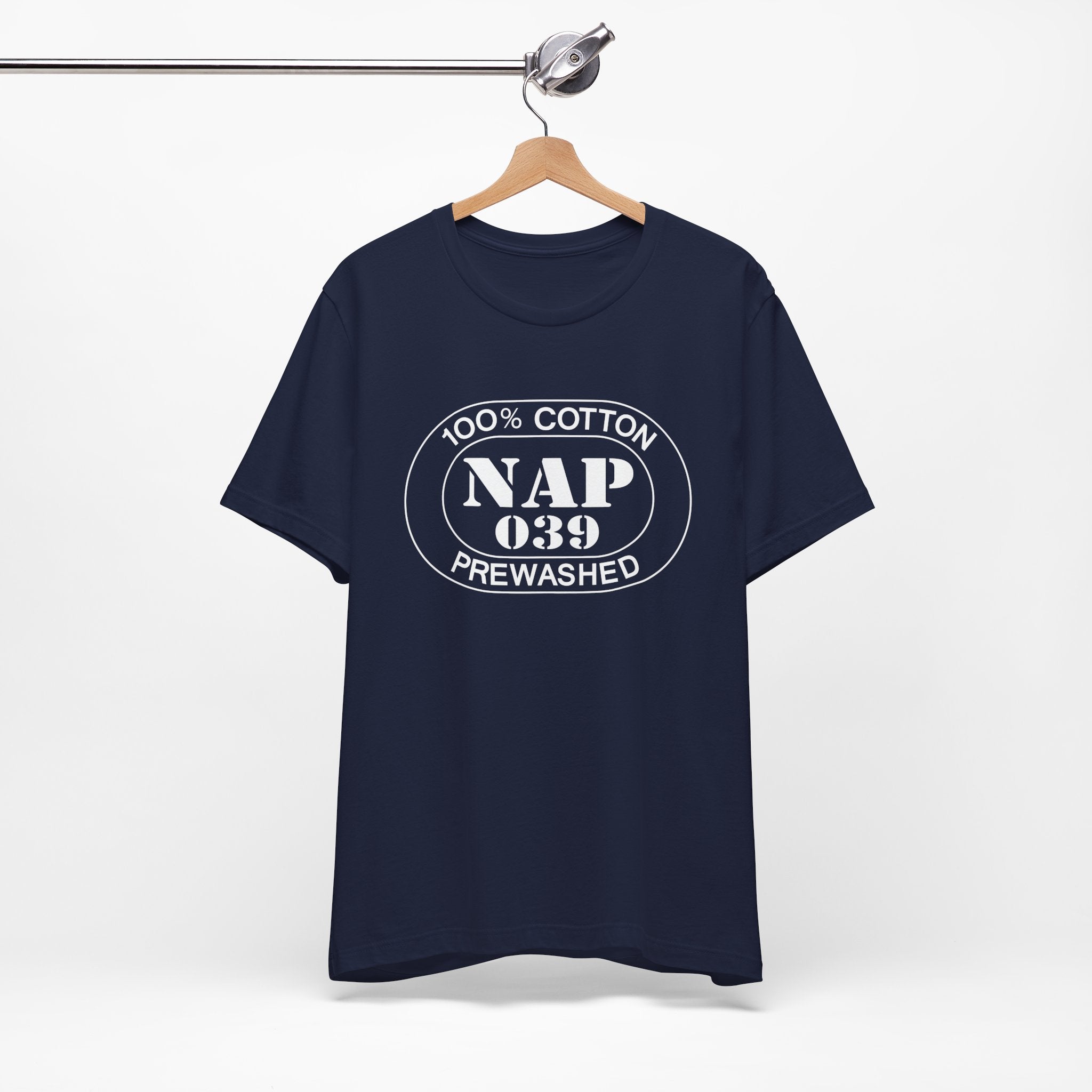 Positano Airport Oval tee in navy, alternate view