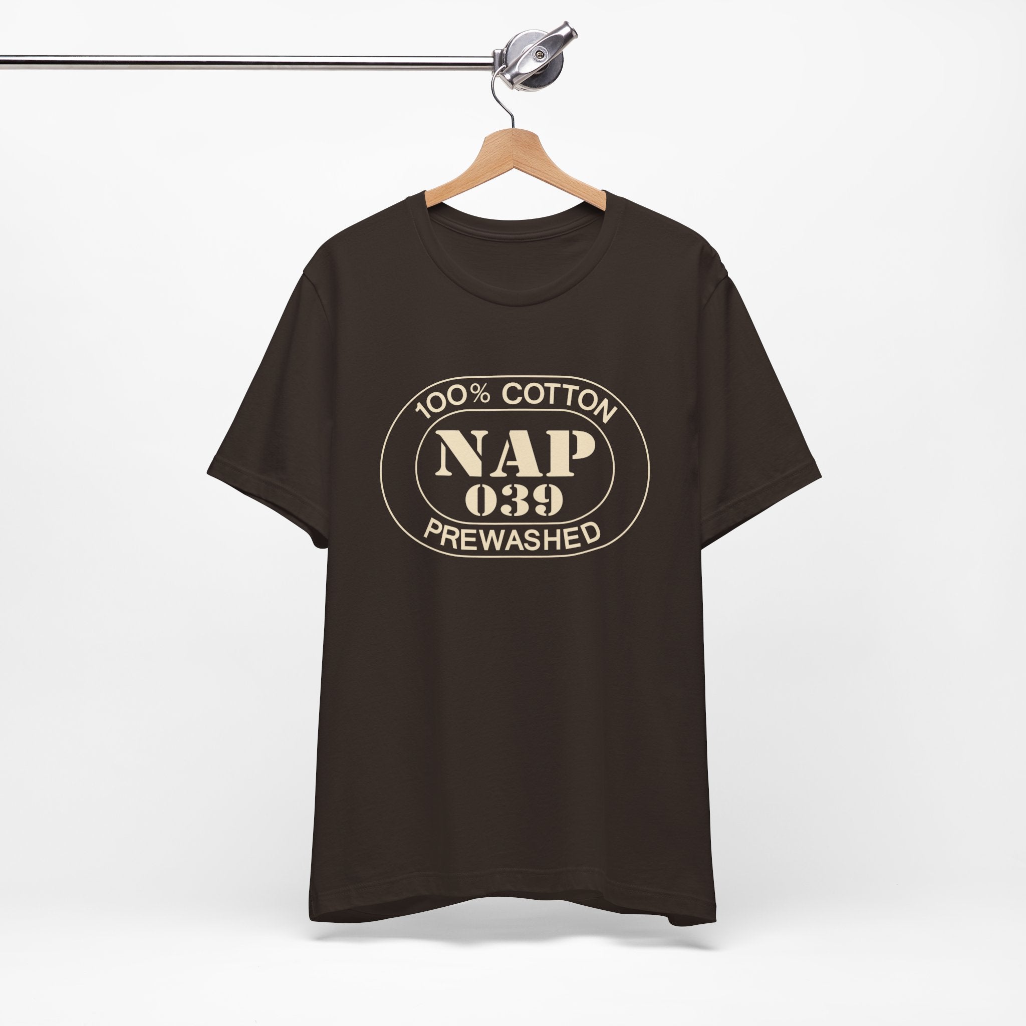 Positano Airport Oval tee in brown, alternate view