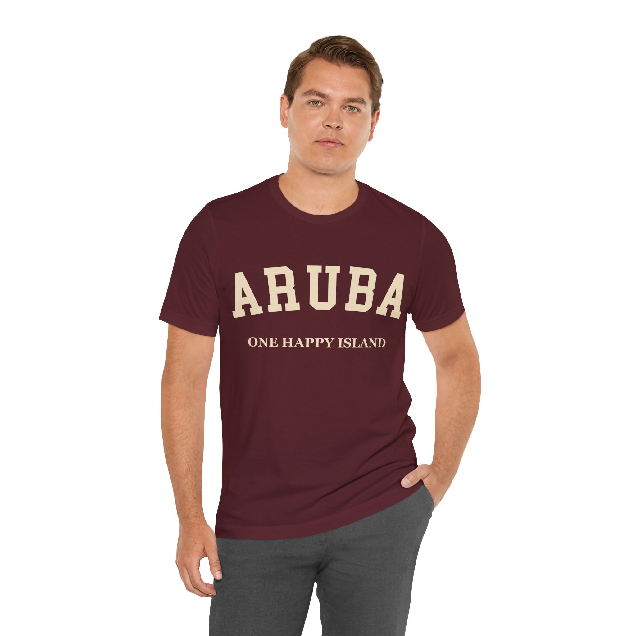 Aruba Collegiate — 100% Cotton Premium Unisex T-Shirt | BY CHARLES