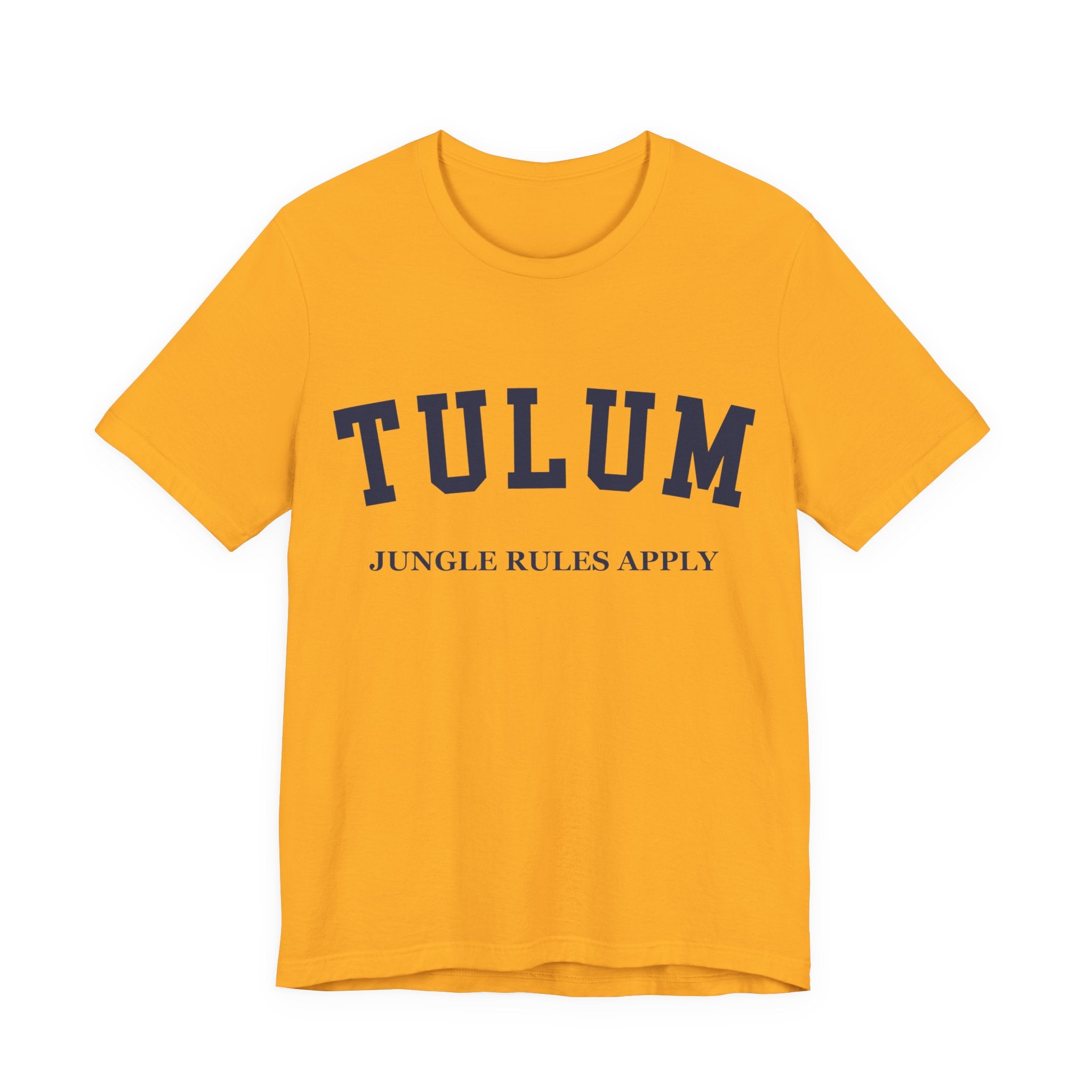 Tulum Collegiate — 100% Cotton Premium Unisex T-Shirt | BY CHARLES