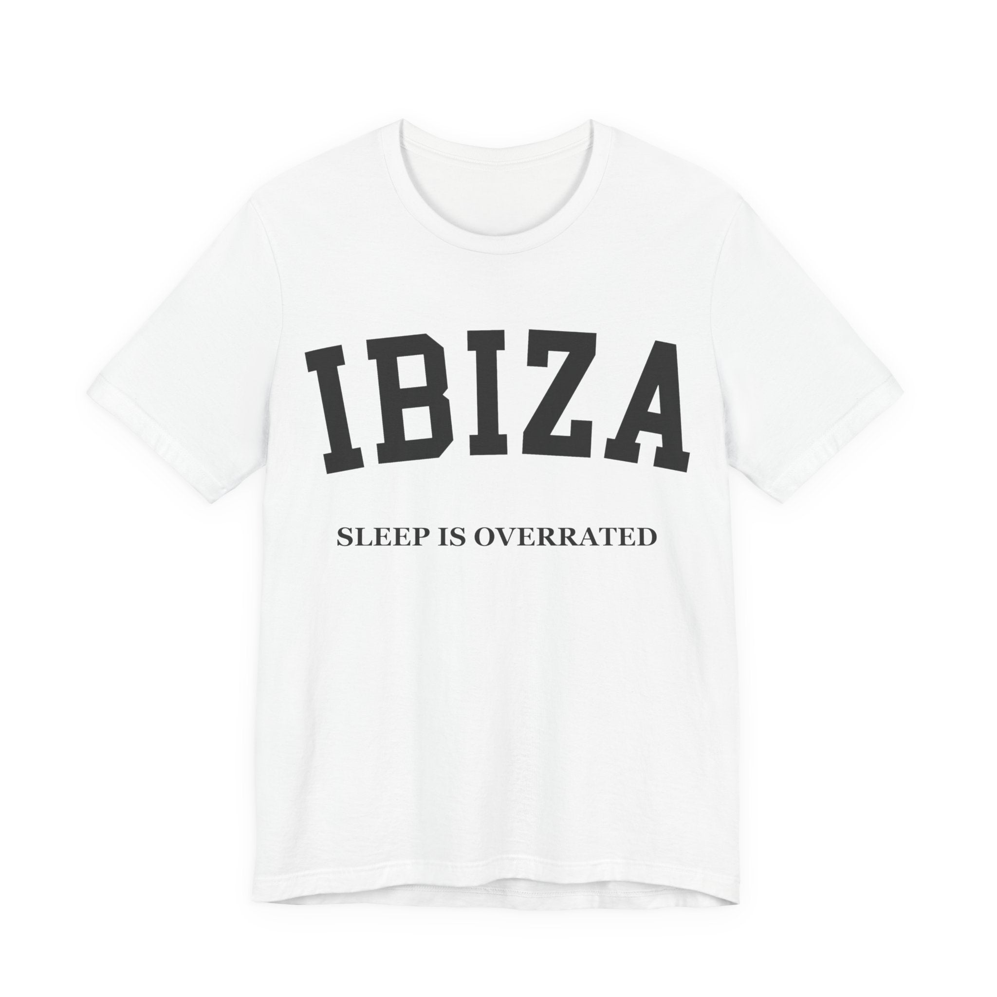 Ibiza Collegiate — 100% Cotton Premium Unisex T-Shirt | BY CHARLES