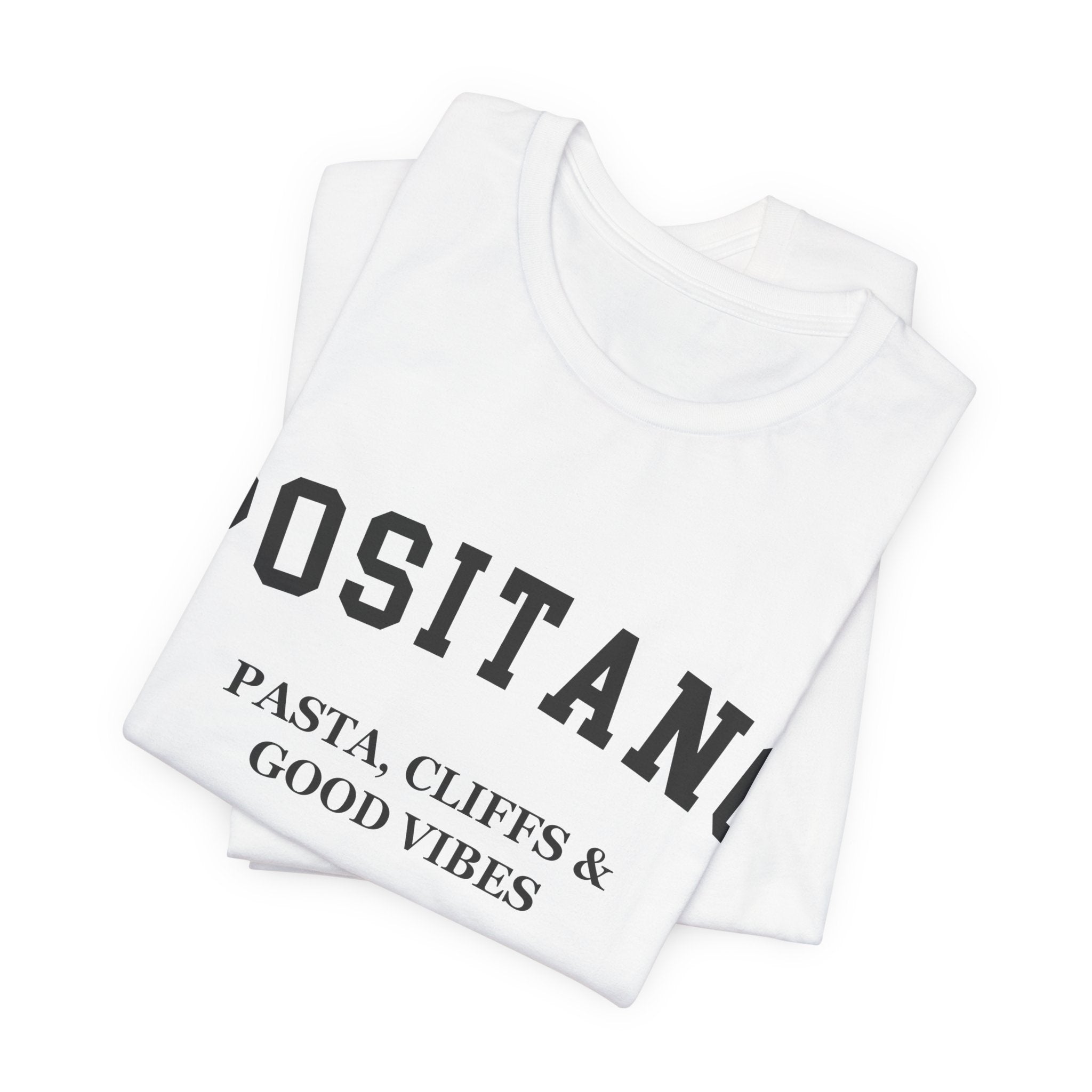 Positano Collegiate — 100% Cotton Premium Unisex T-Shirt | BY CHARLES