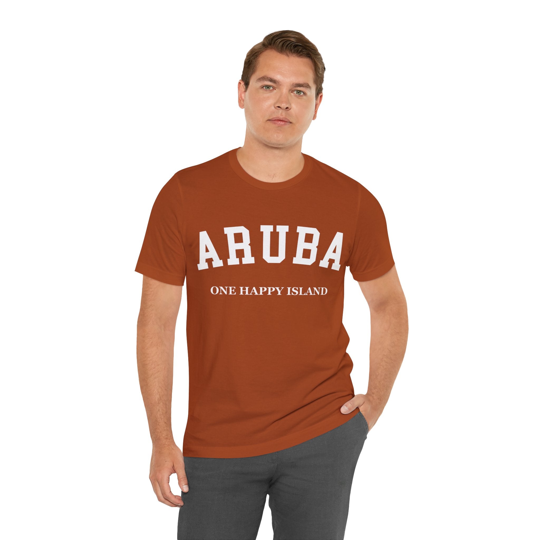 Aruba Collegiate — 100% Cotton Premium Unisex T-Shirt | BY CHARLES