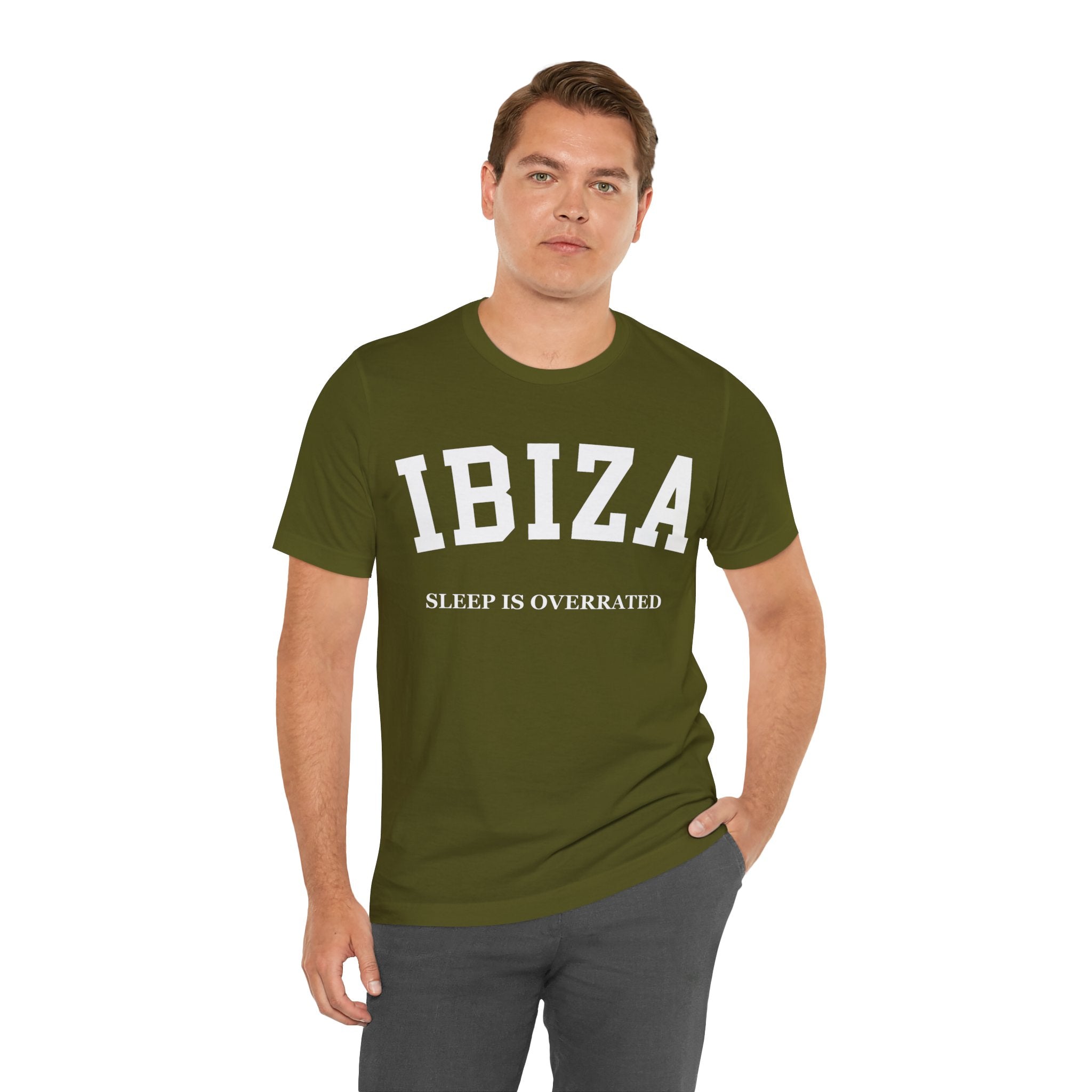 Ibiza Collegiate — 100% Cotton Premium Unisex T-Shirt | BY CHARLES