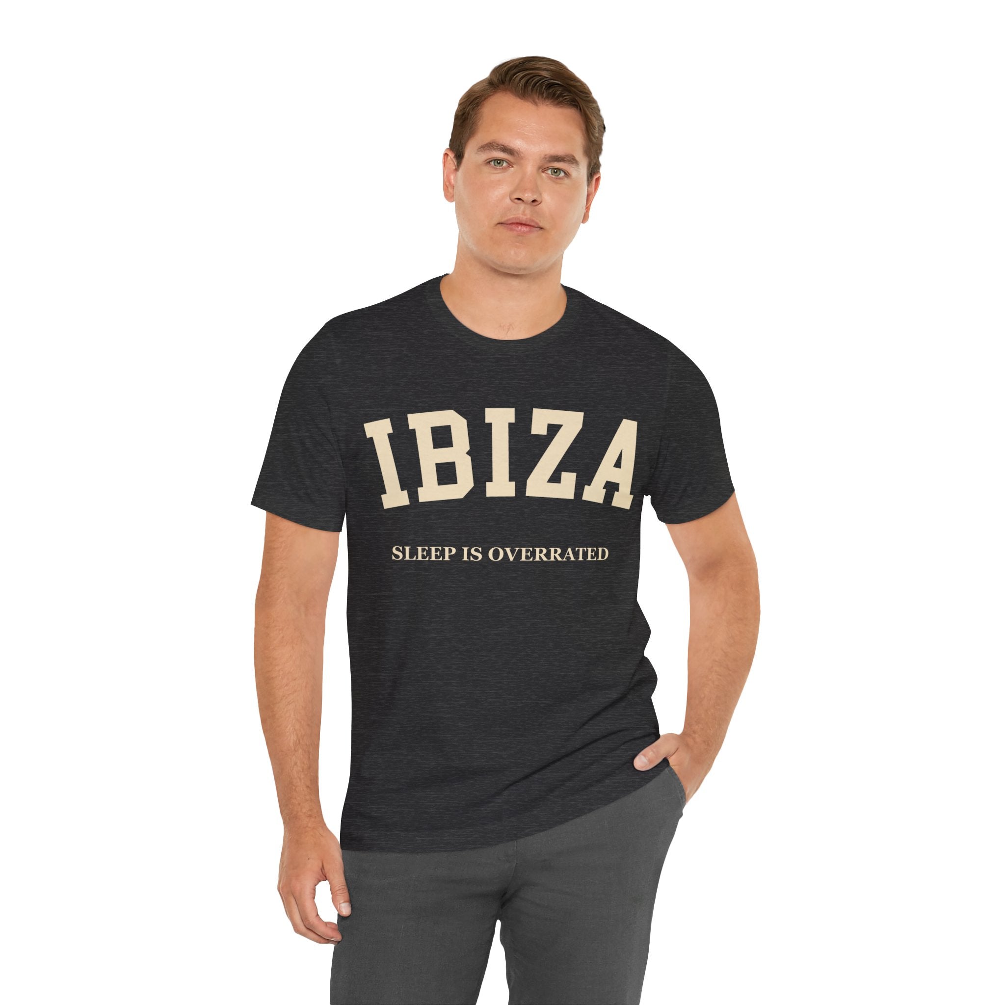 Ibiza Collegiate — 100% Cotton Premium Unisex T-Shirt | BY CHARLES