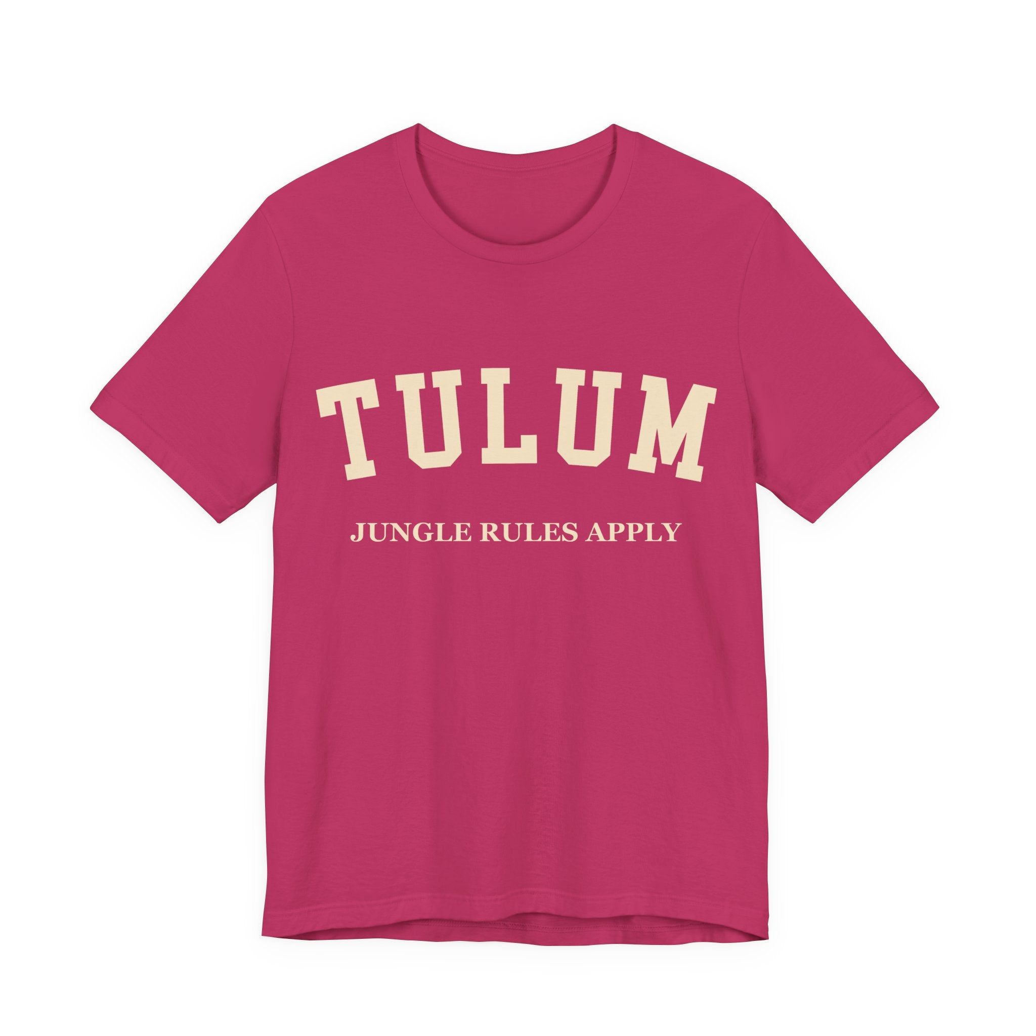 Tulum Collegiate — 100% Cotton Premium Unisex T-Shirt | BY CHARLES
