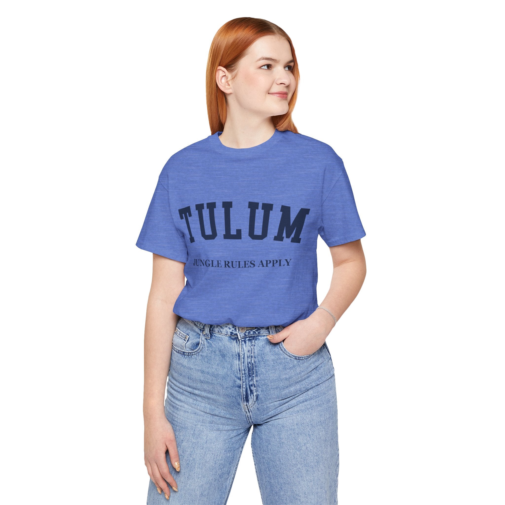 Tulum Collegiate — 100% Cotton Premium Unisex T-Shirt | BY CHARLES