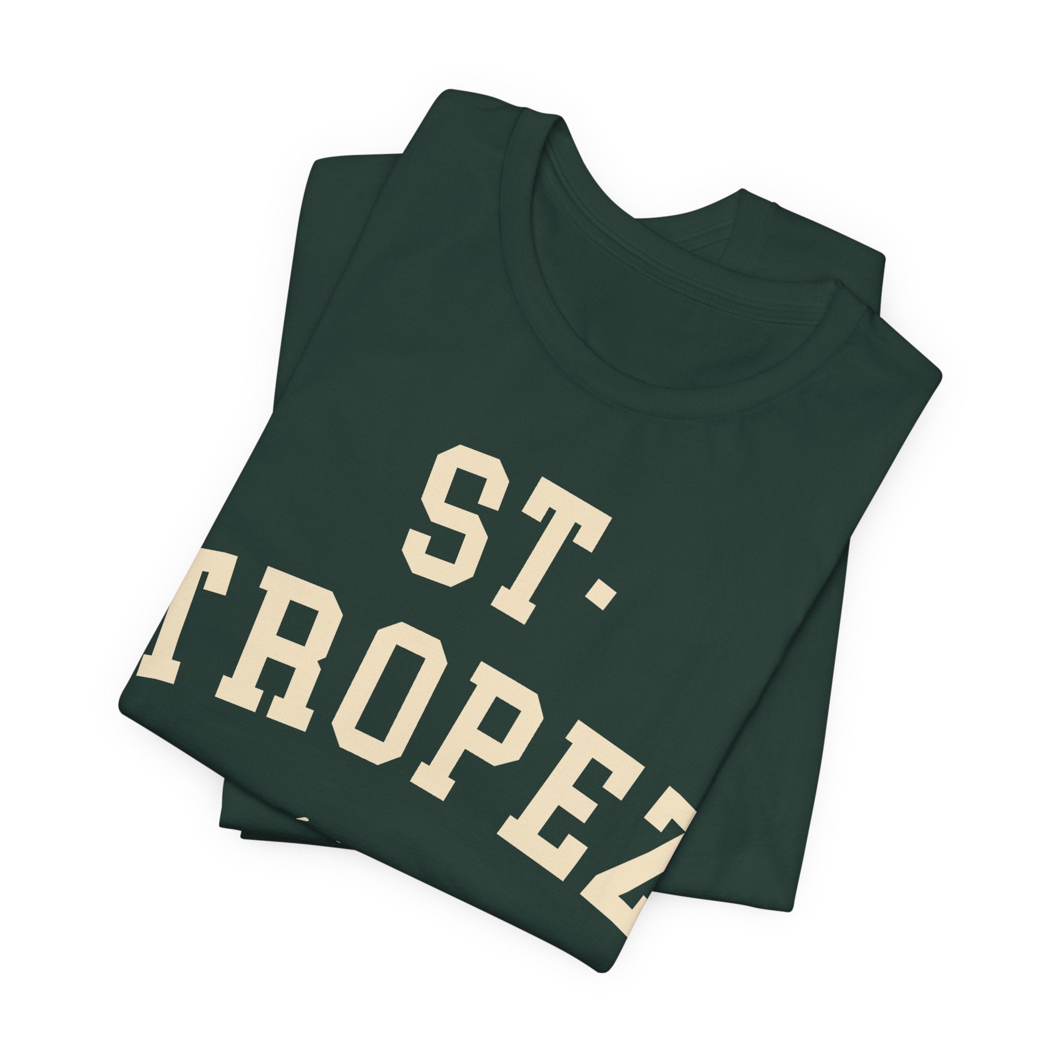 St. Tropez Collegiate — 100% Cotton Premium Unisex T-Shirt | BY CHARLES