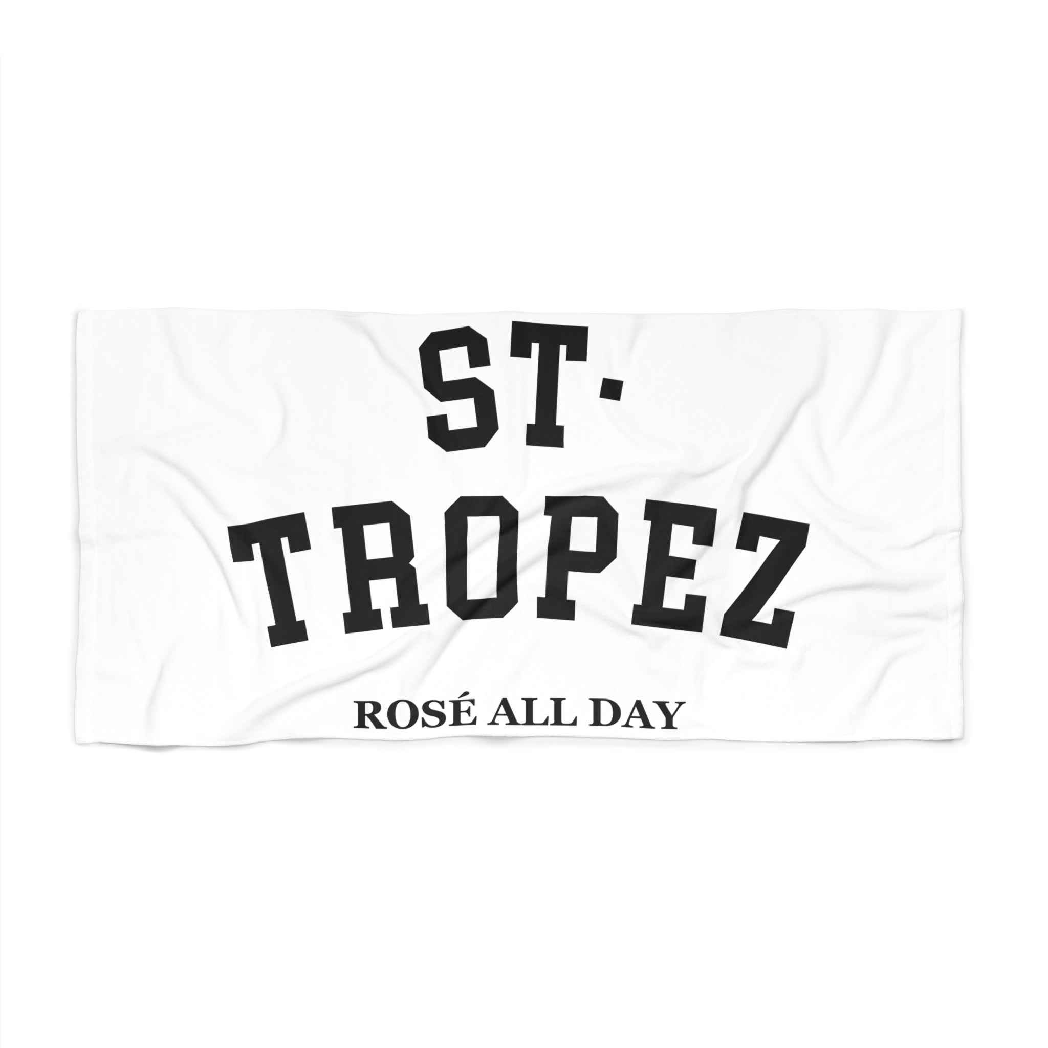 St. Tropez Slogan Series Beach Towel — Premium Oversized | BY CHARLES